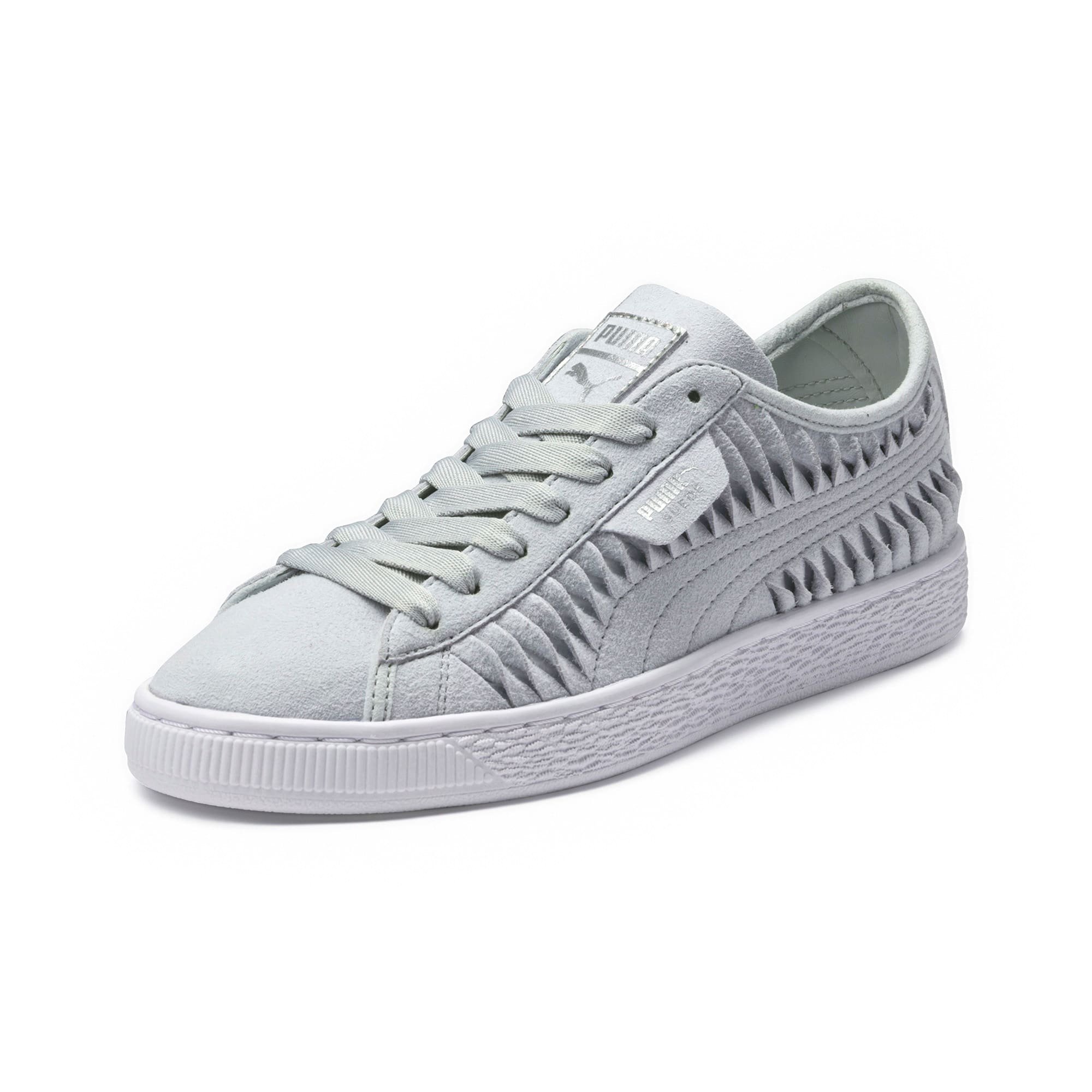 Suede Metallic Entwine Women's Shoes | Glacier Gray-Silver | PUMA Icons |  PUMA