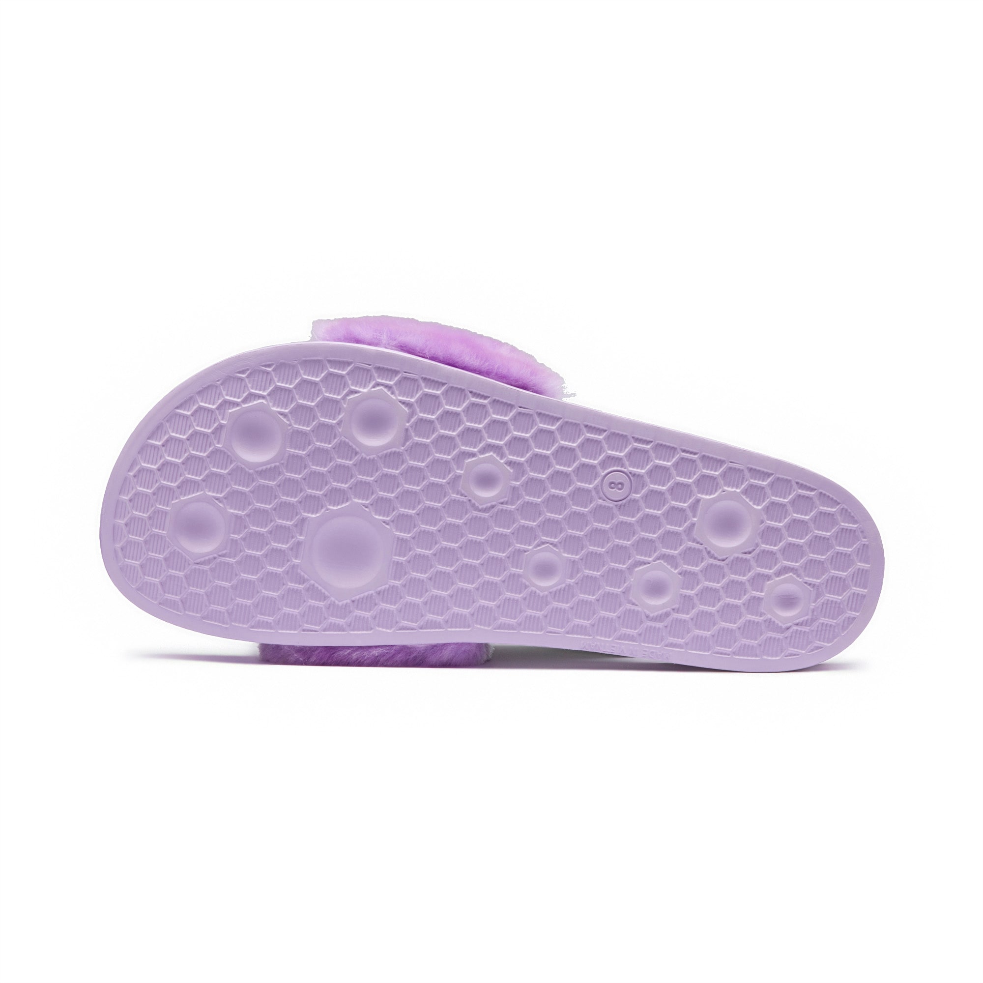 puma slides women's fur