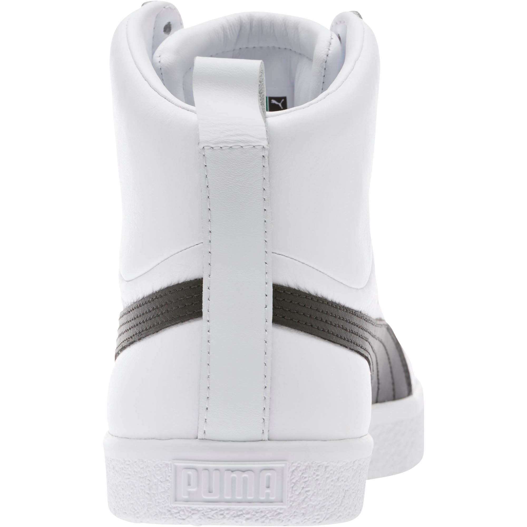 puma clyde high top white