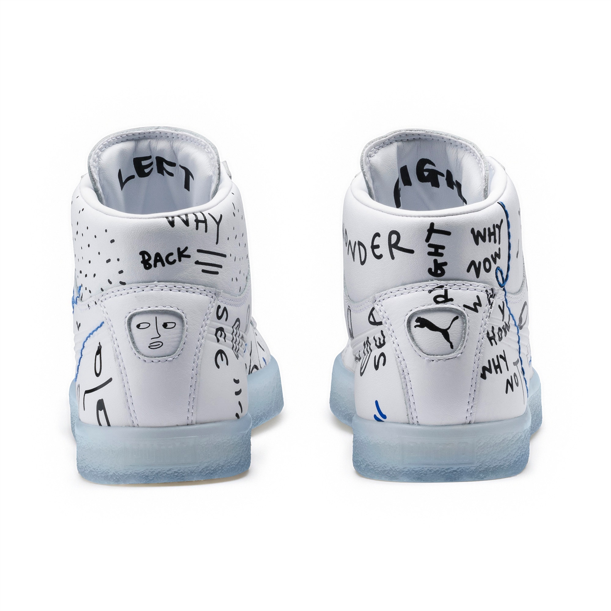 puma x shantell martin clyde mid sneakers