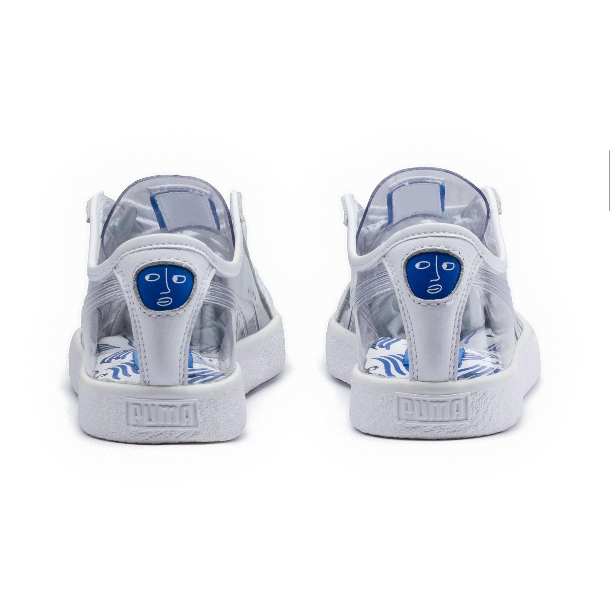 puma x shantell martin clyde clear sneakers