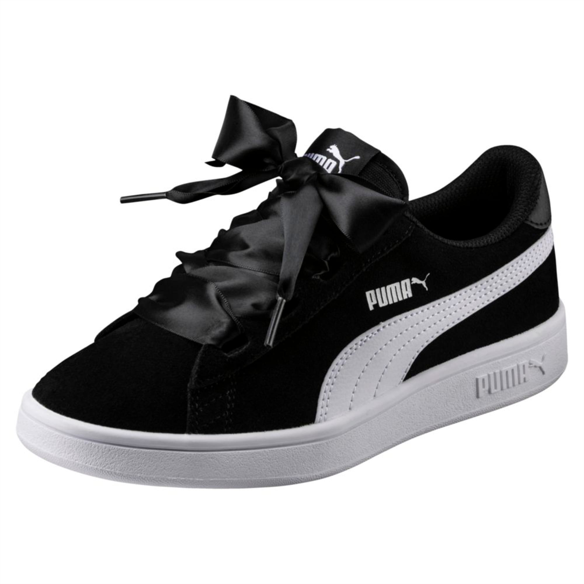 Ribbon Jr Shoes | Puma Black-Puma White 