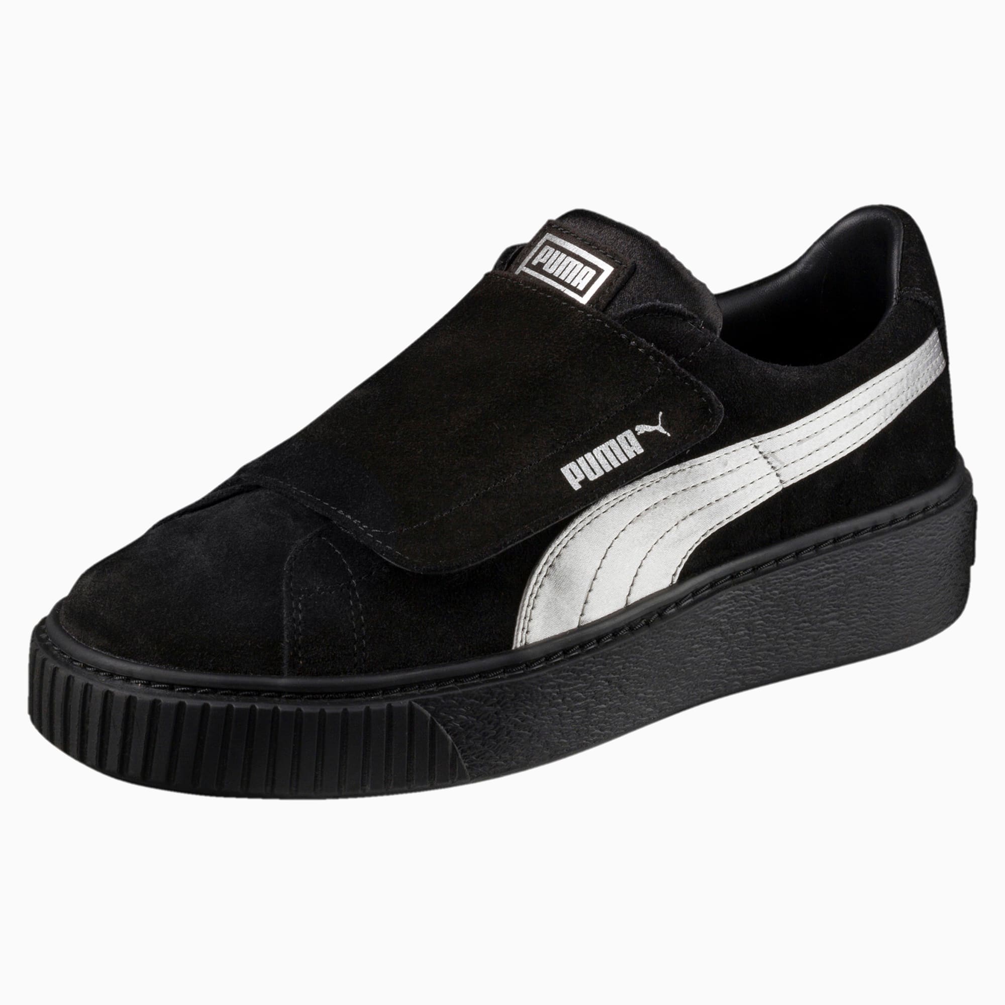 puma platform strap satin