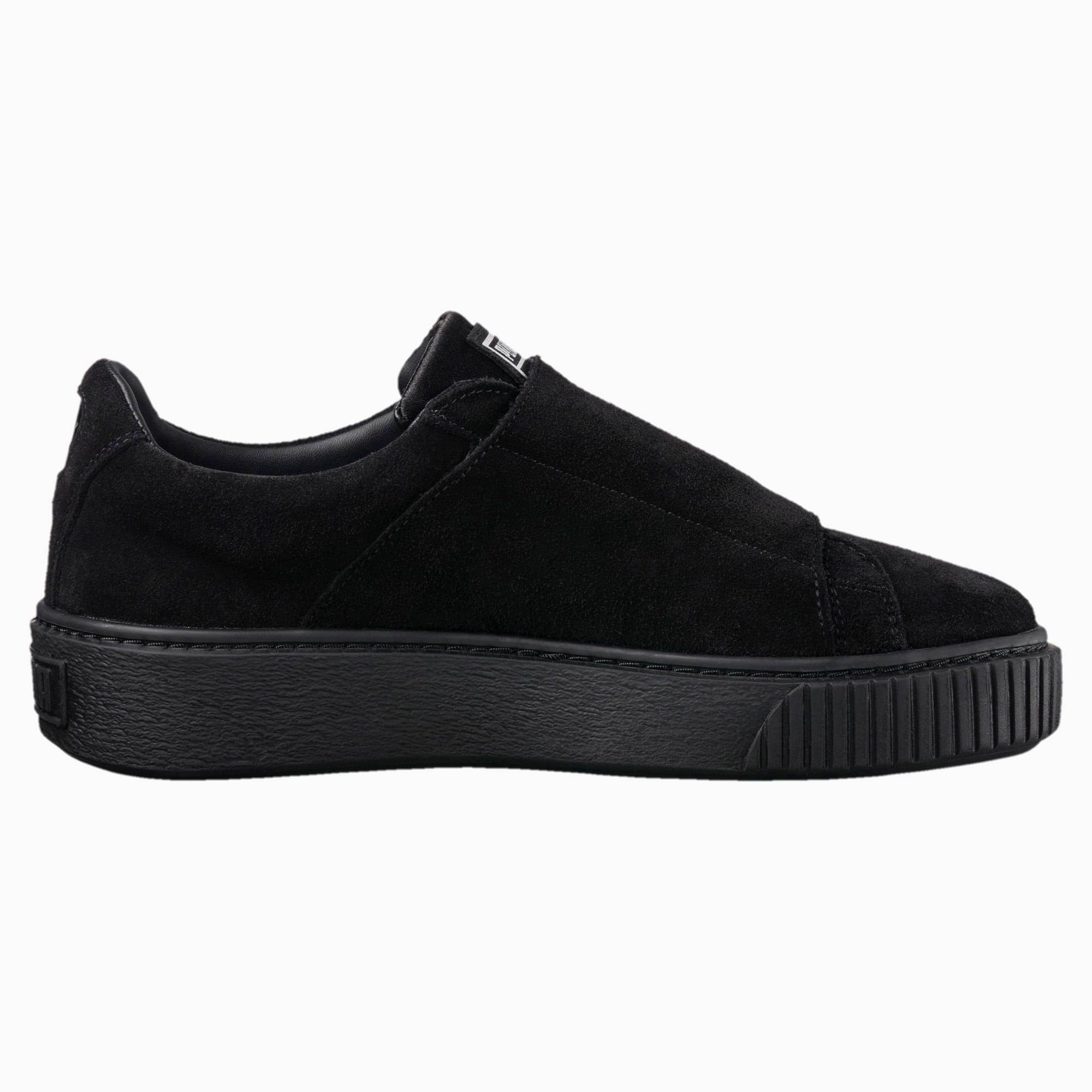 Puma basket platform satin discount