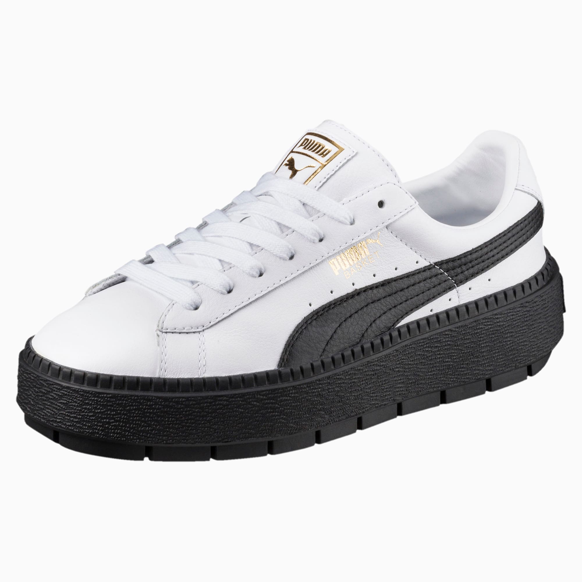 Platform Women s Trace Leather Trainers