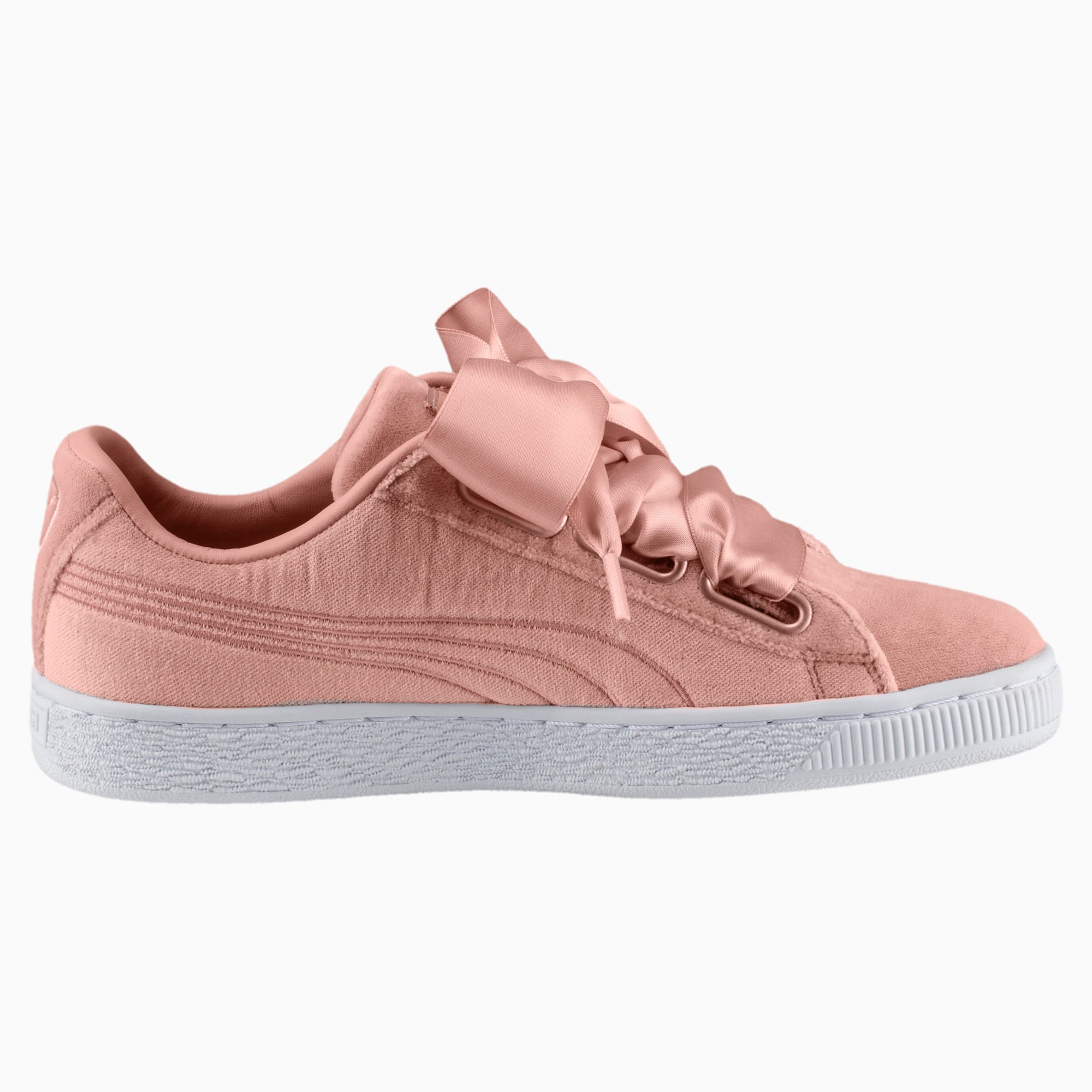 puma basket heart junior burgundy