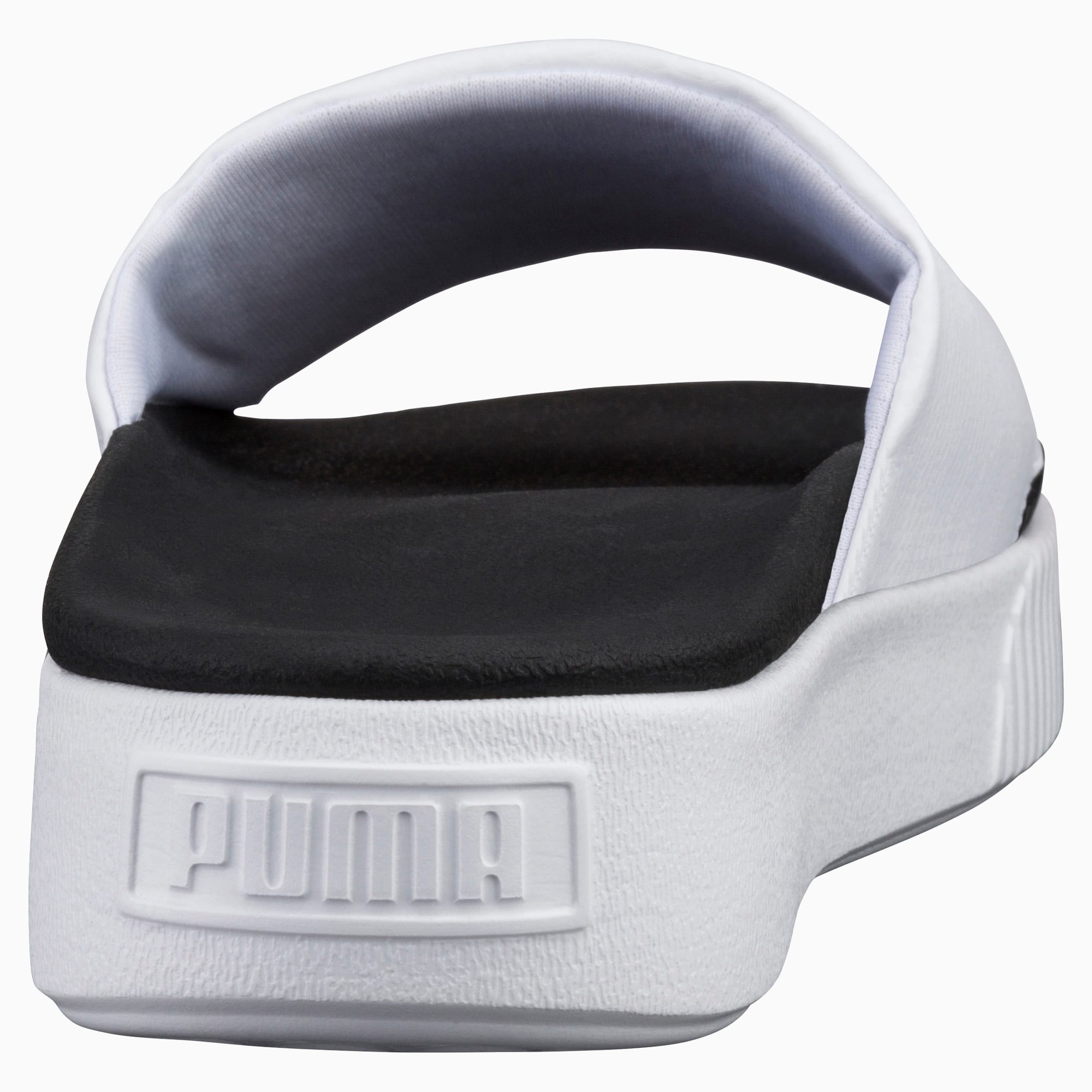 Puma platform slides white shop