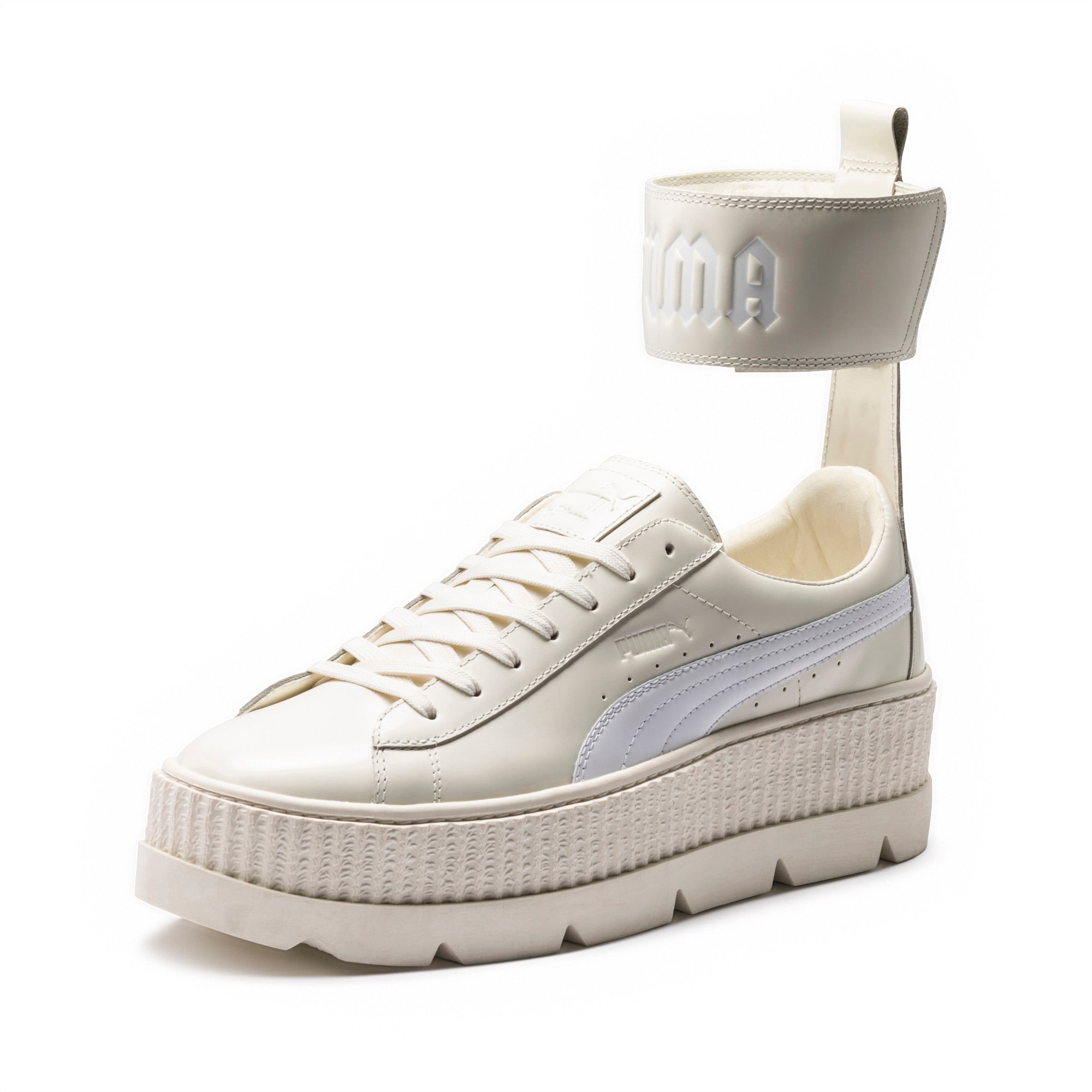 puma creepers womens white