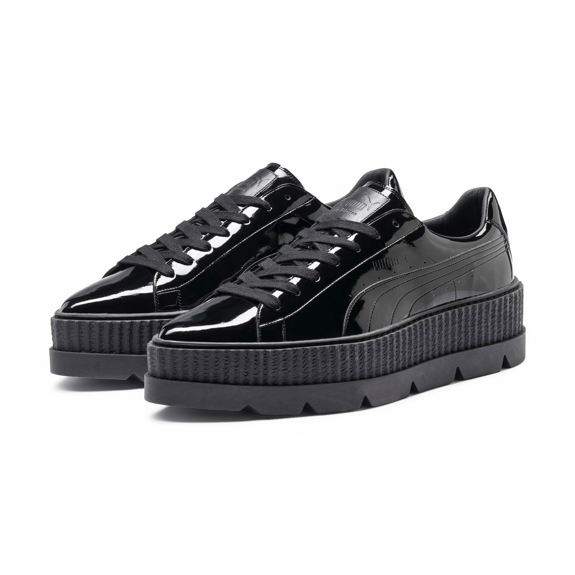 puma fenty black platform