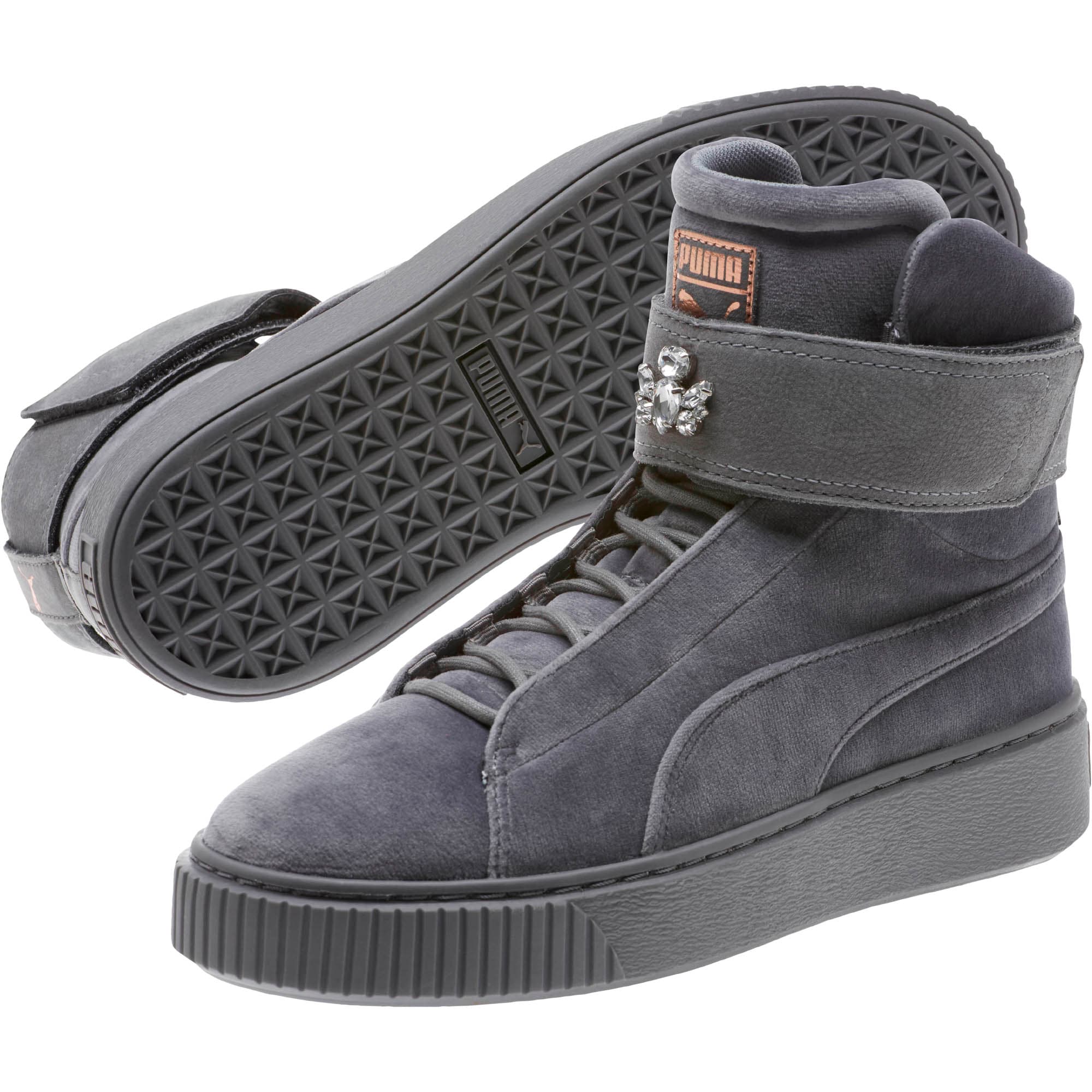 puma platform mid velour