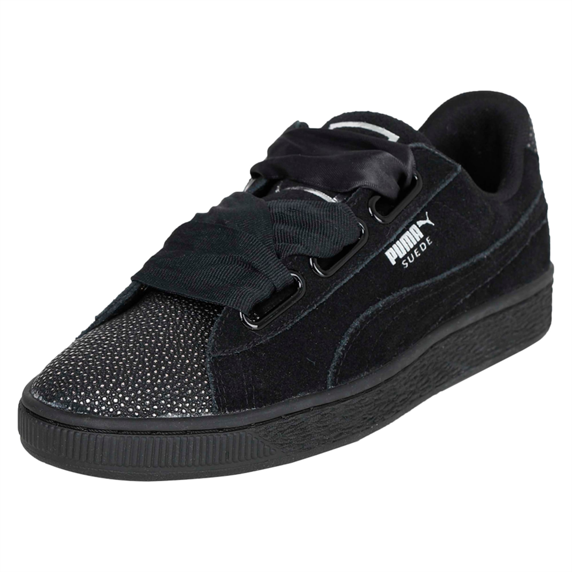 womens black puma tennis shoes