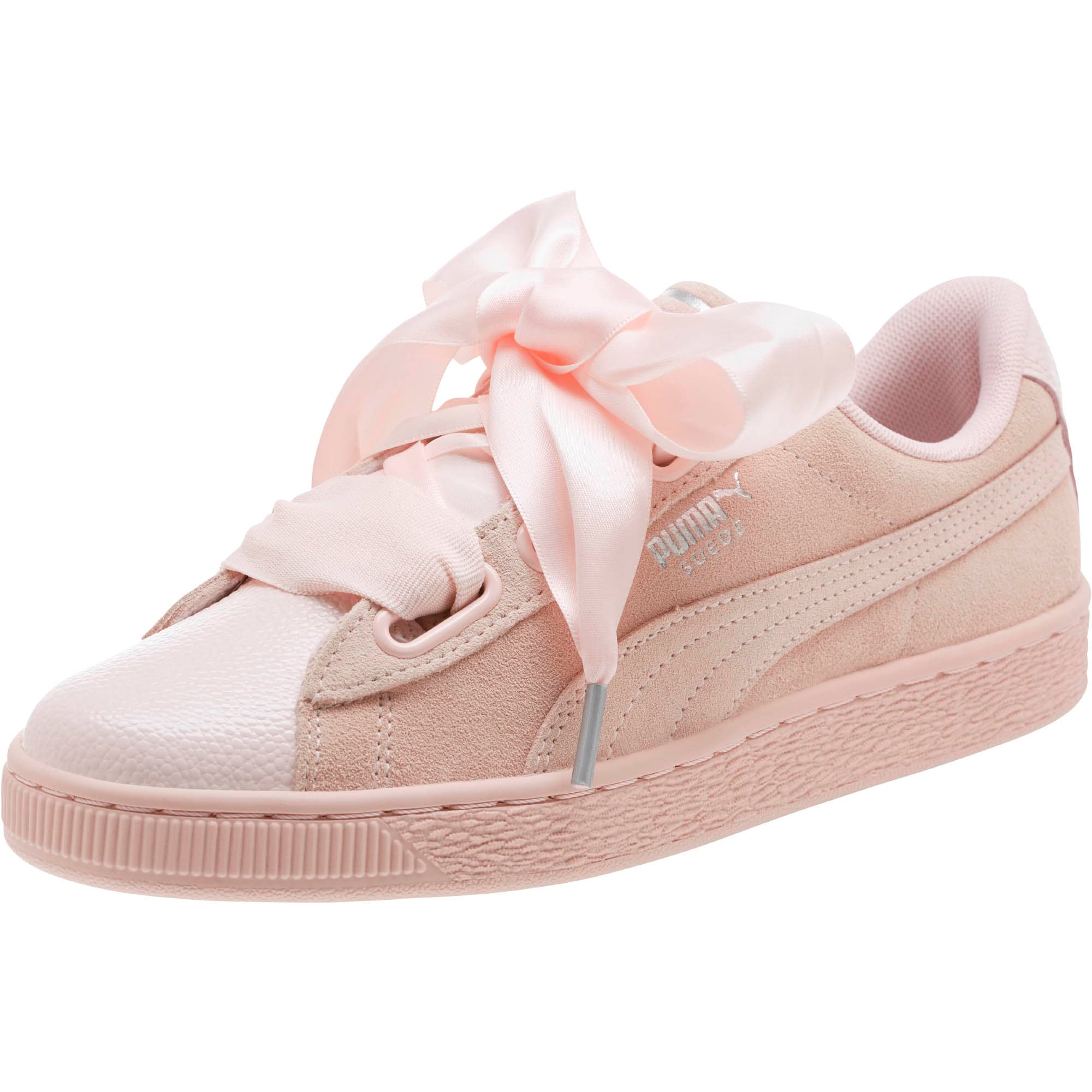 Suede Heart Bubble Women's Sneakers 