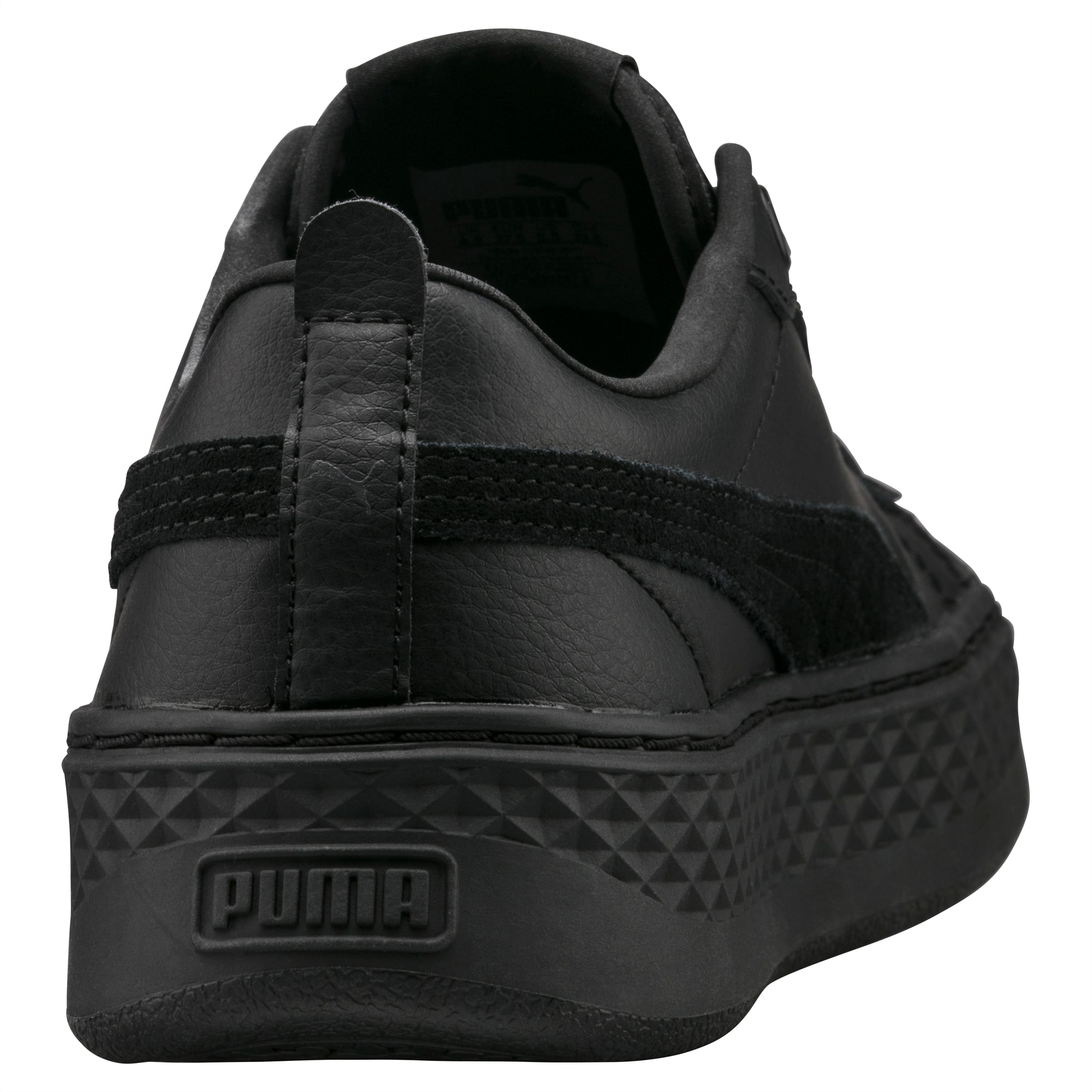 puma smash platform ladies trainers