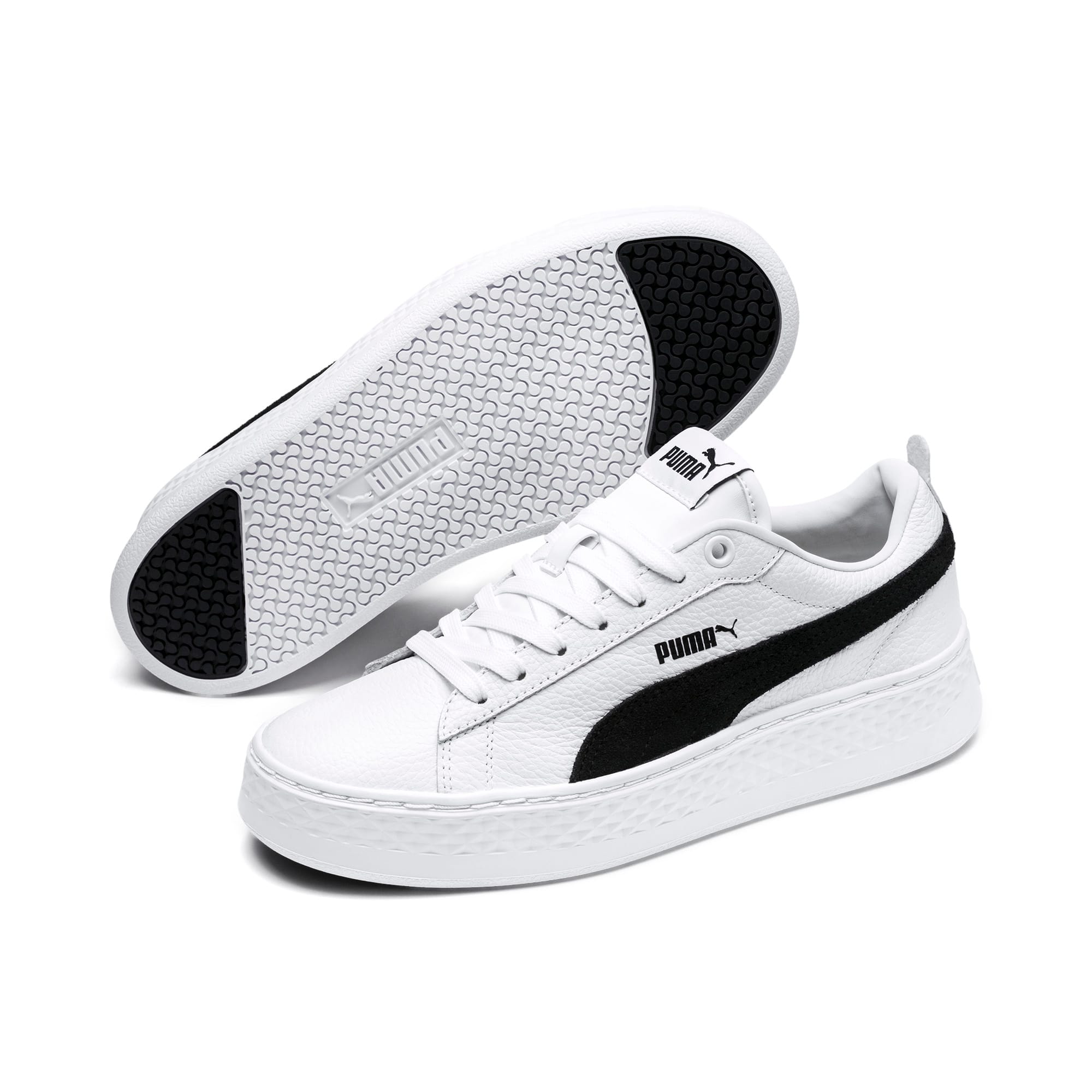 Puma platform black and white clearance