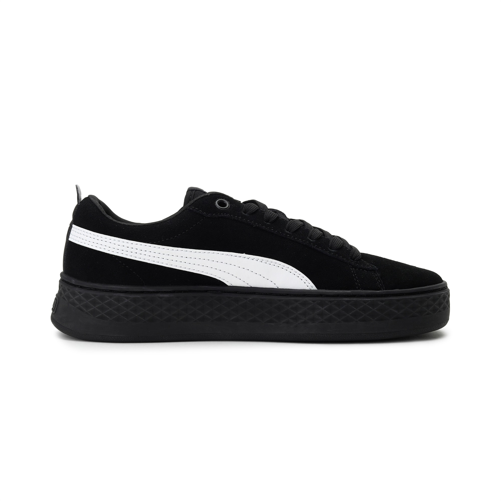 puma suede platform black