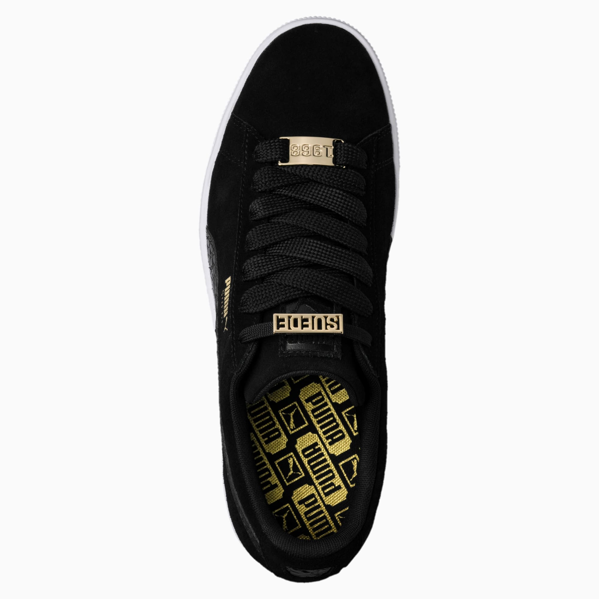 17cm Puma 80 90 01 B Boy Classic Fabulo Suede キッズ クラシック スエード スニーカー ヒップホップ プーマ 白 金 黒 最大65 オフ Suede