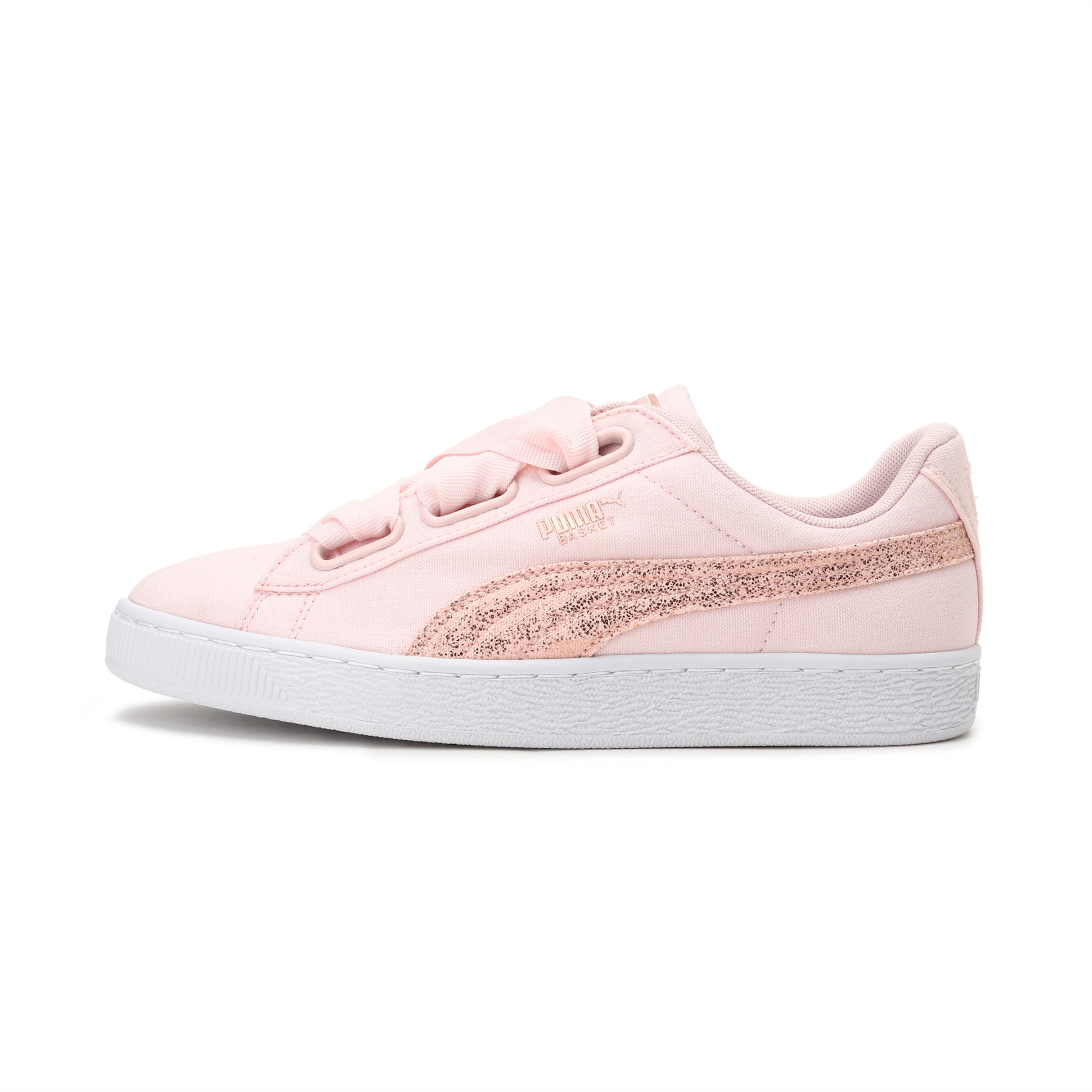 puma basket heart canvas wn's