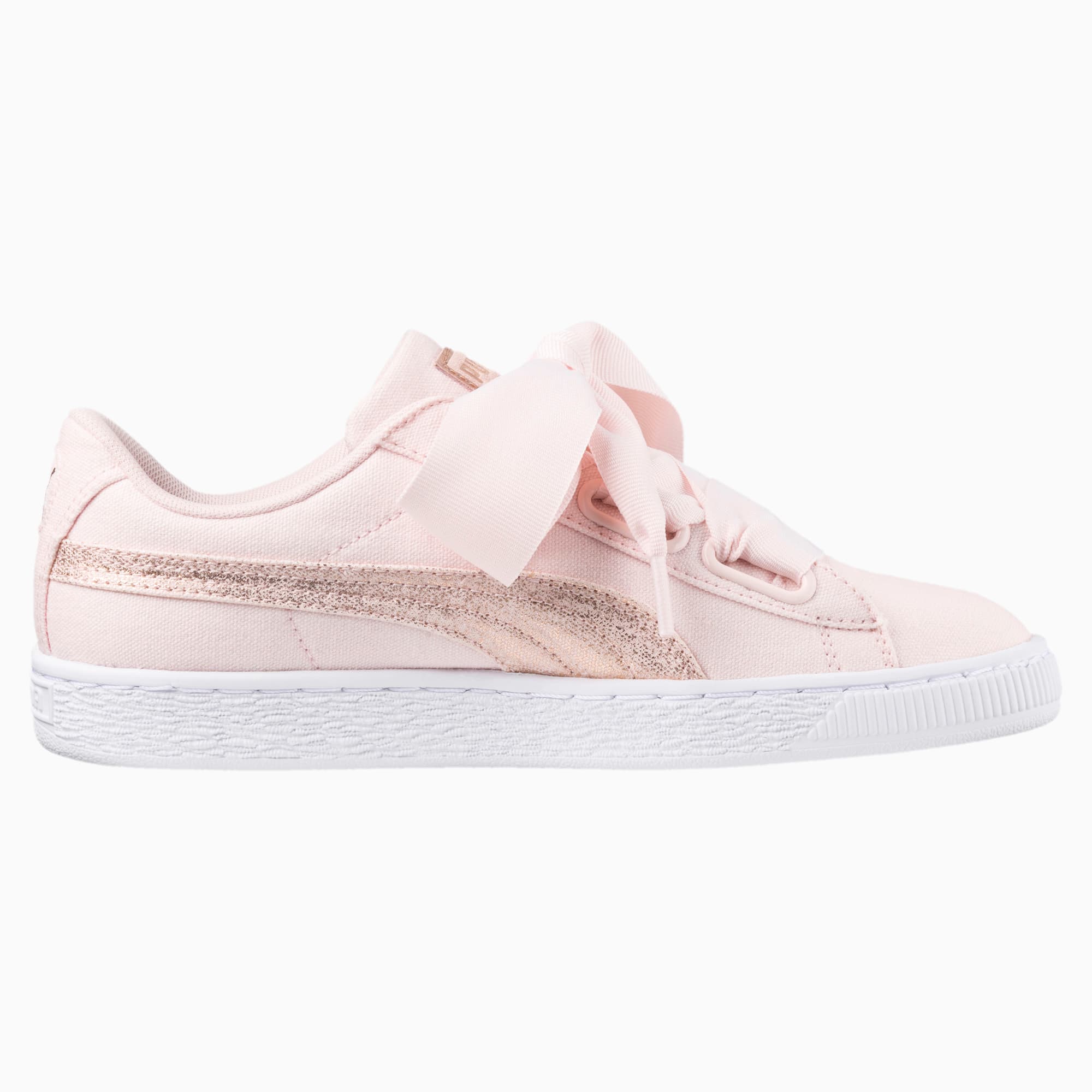 basket heart canvas women's sneakers