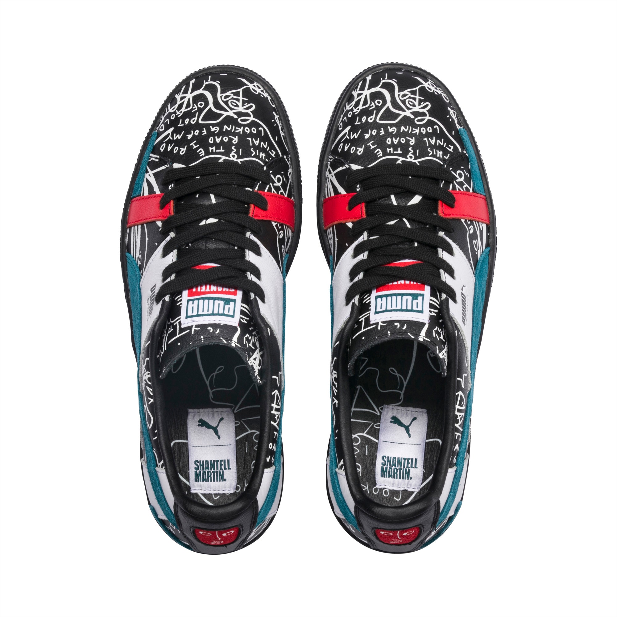 puma x shantell martin basket graphic sneakers