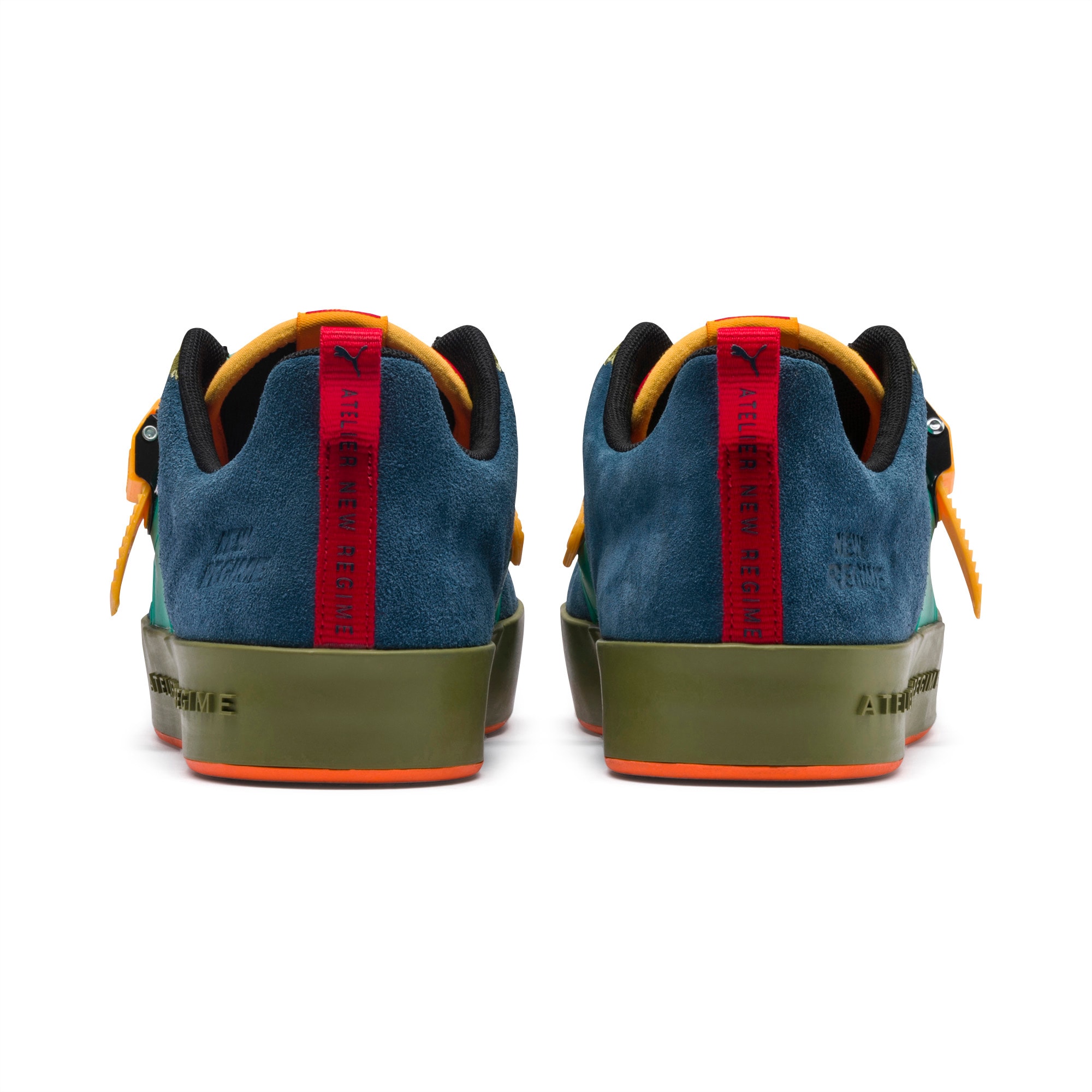 puma x atelier new regime court platform brace sneakers