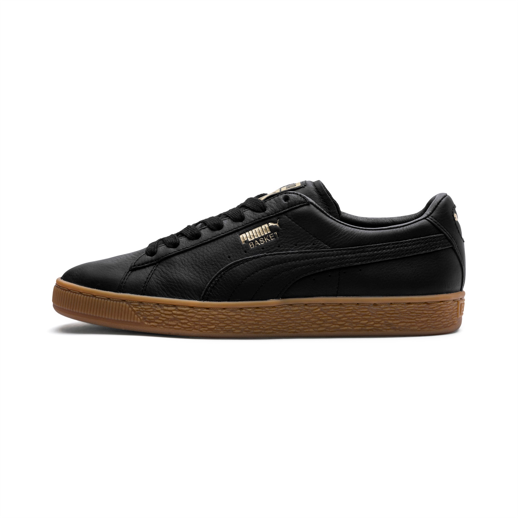 puma black with brown sole