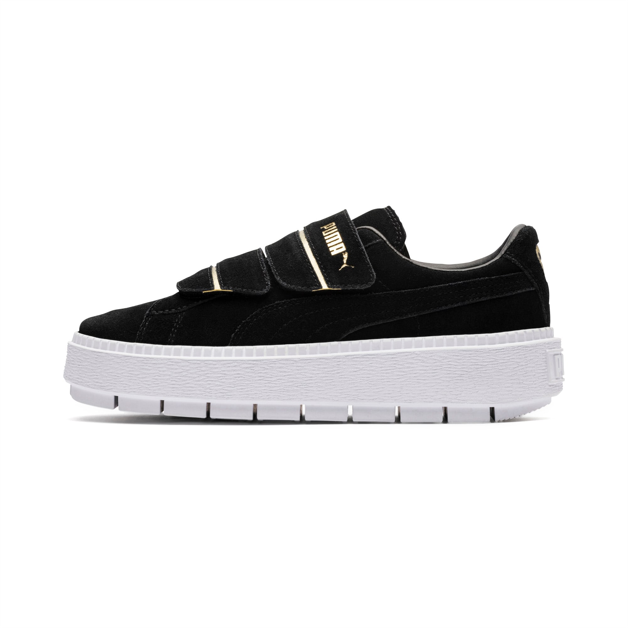 puma trainers with strap