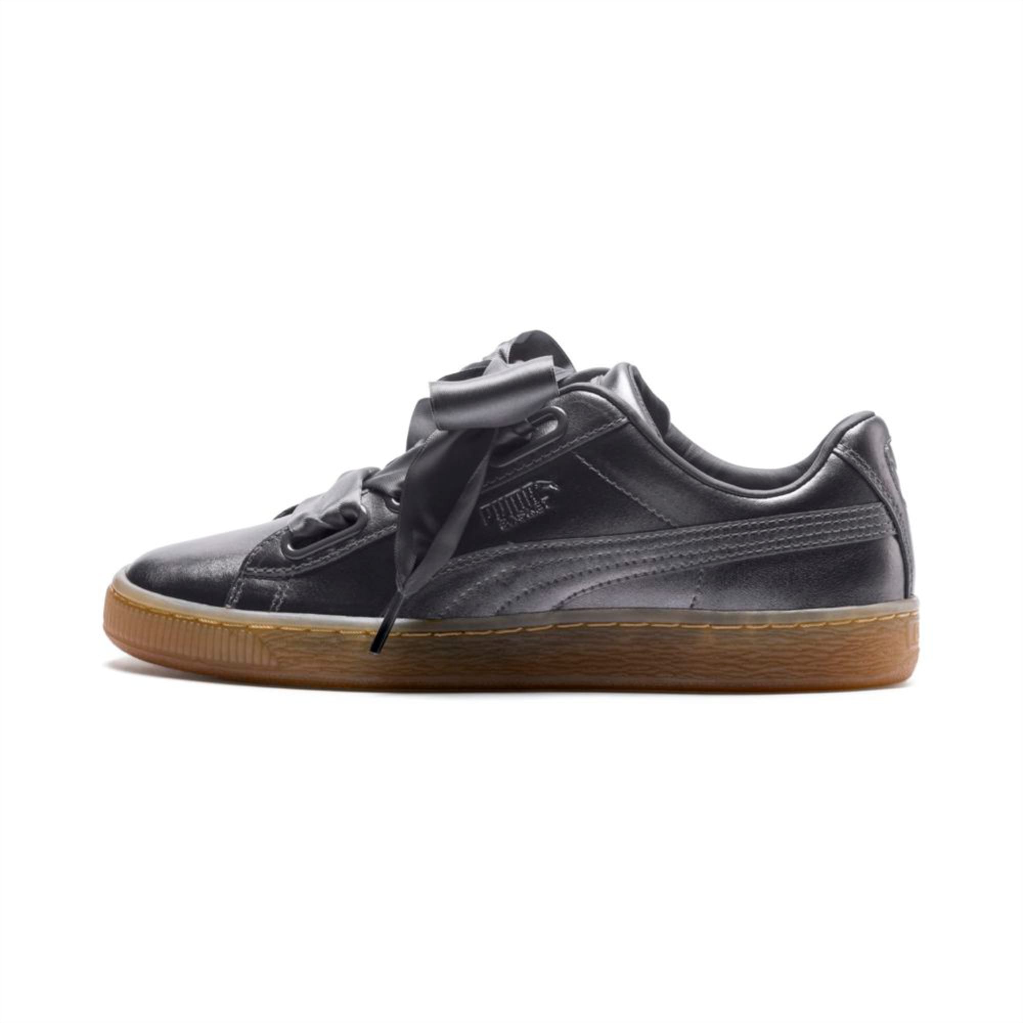 puma basket heart luxe womens