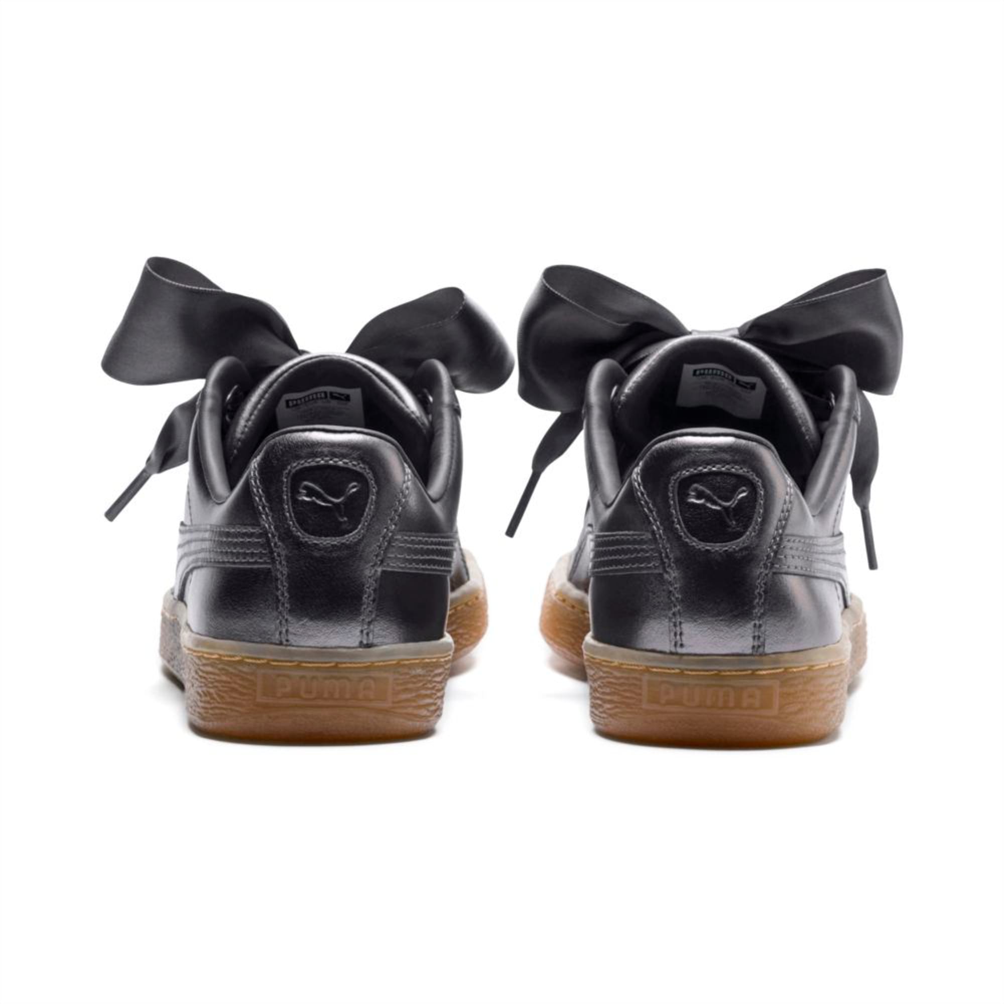 puma basket heart luxe womens