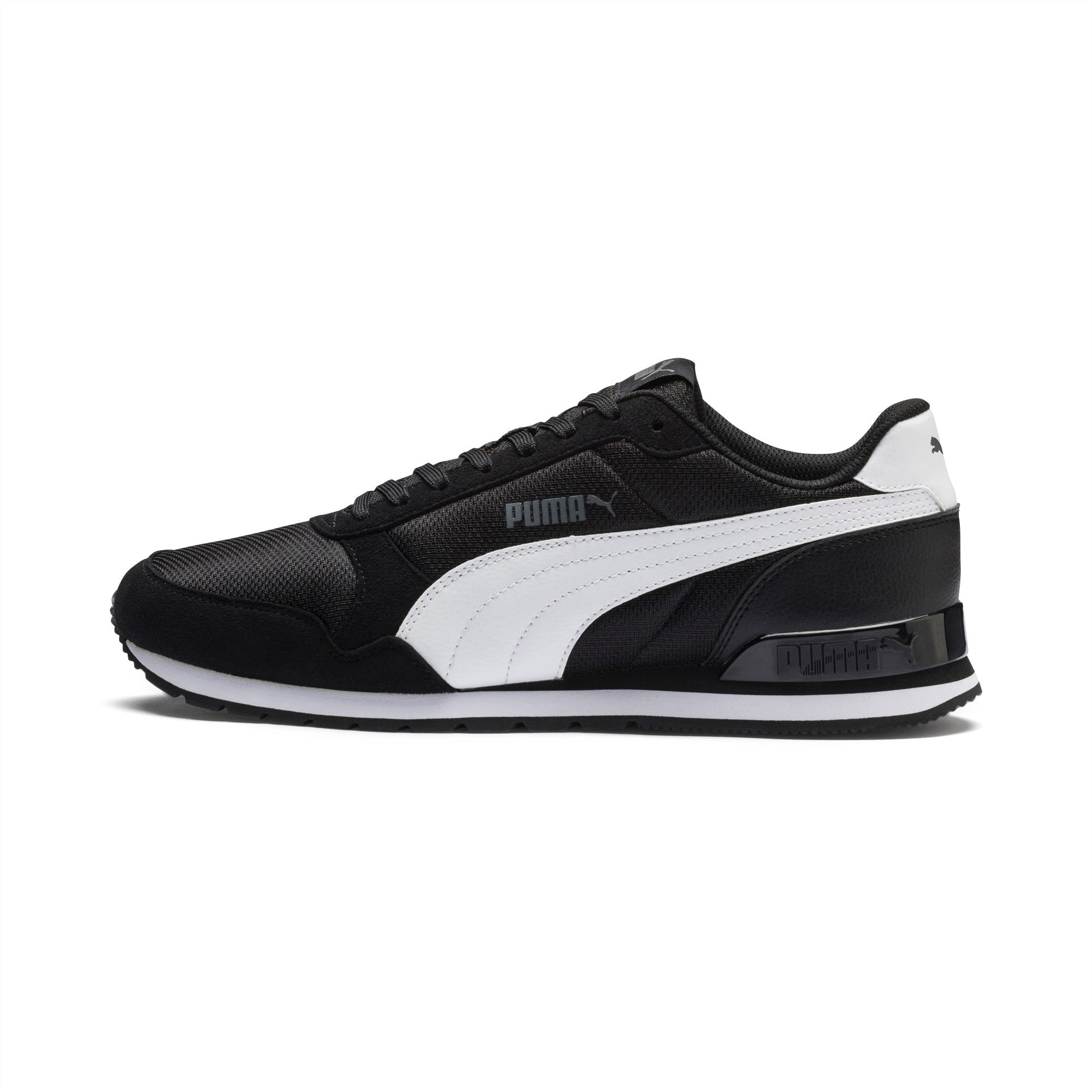 black mesh puma shoes