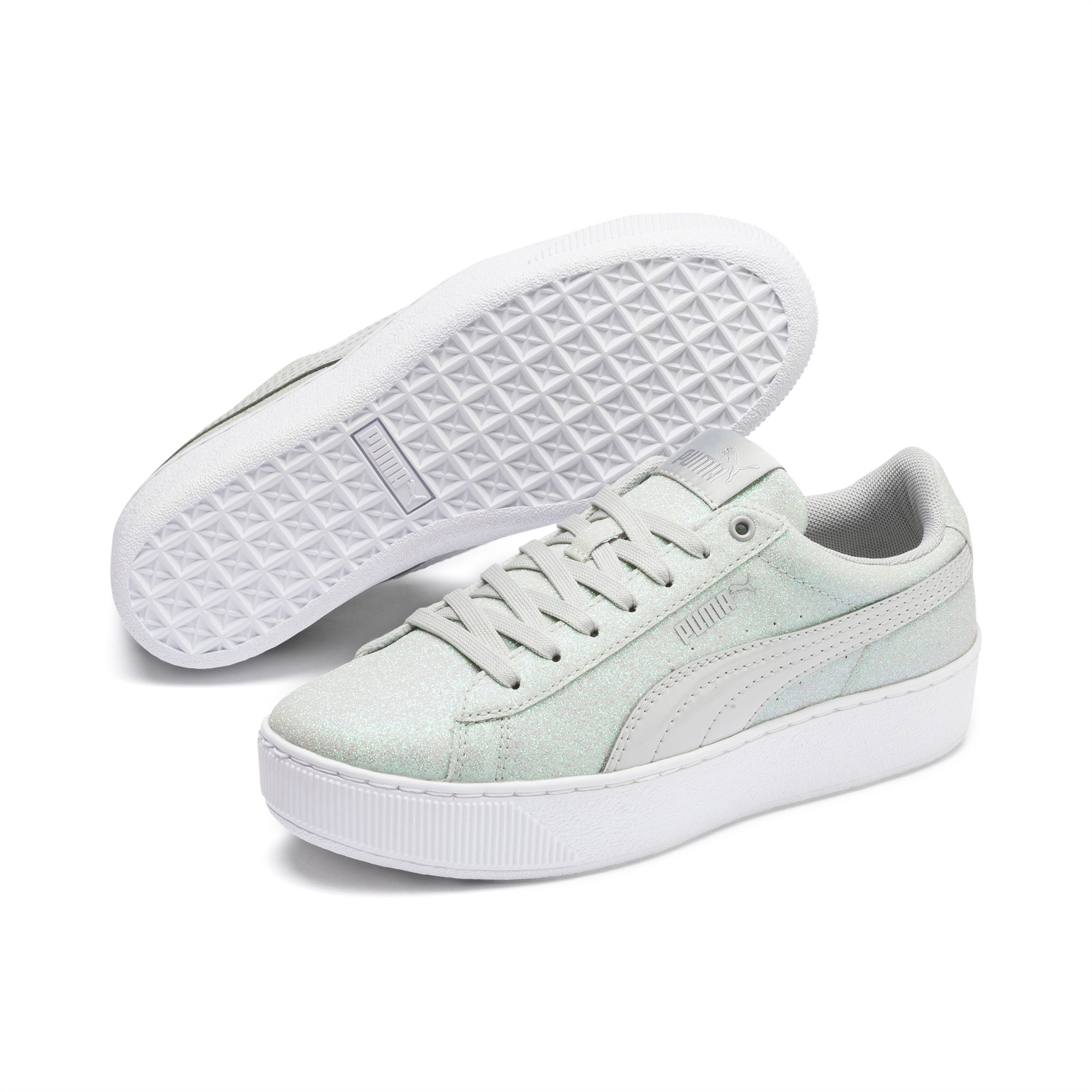 puma vikky platform light blue