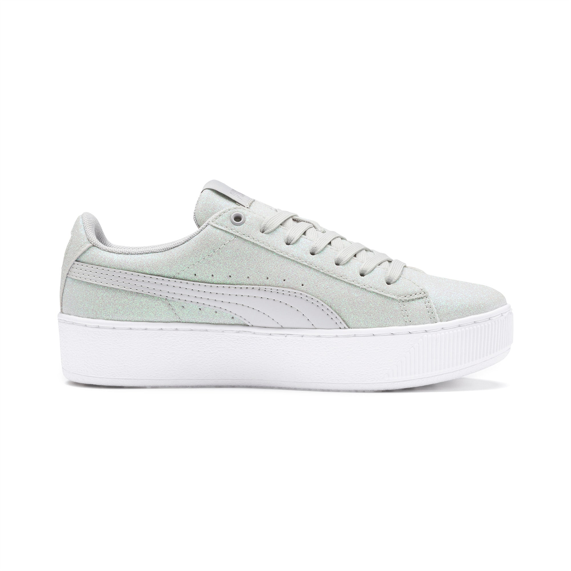 puma vikky platform gray violet