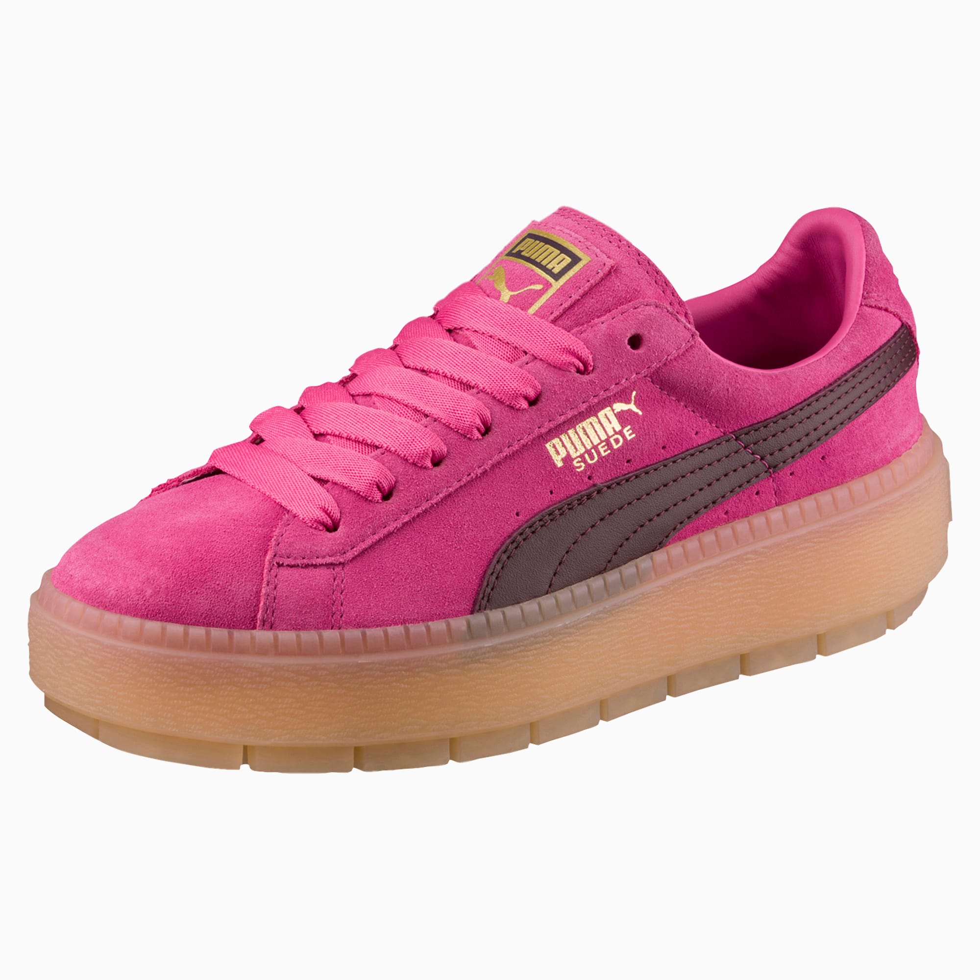 puma platform trace pink