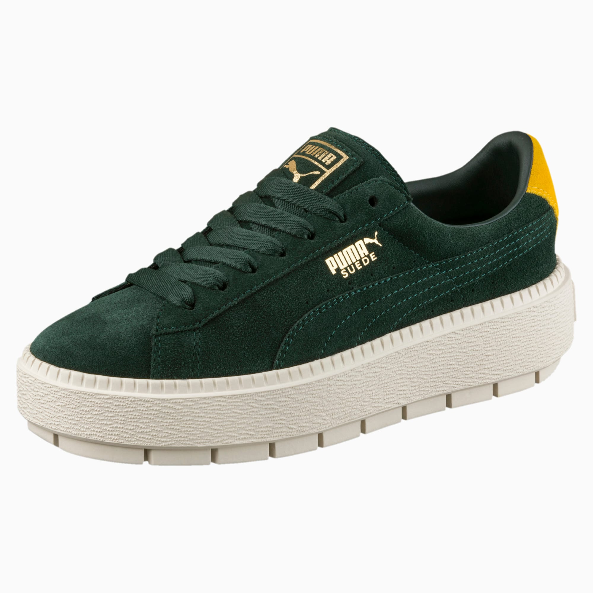 puma trace platform trainers