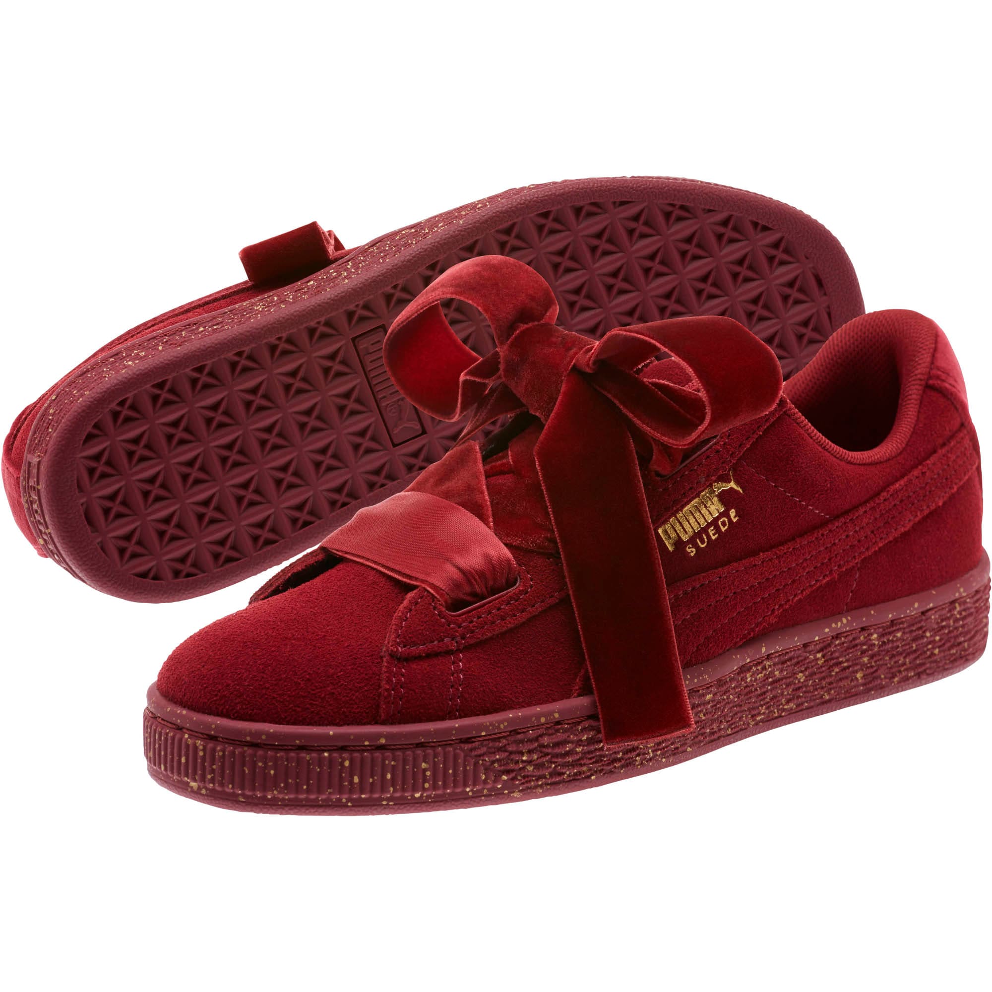 puma suede heart lux junior