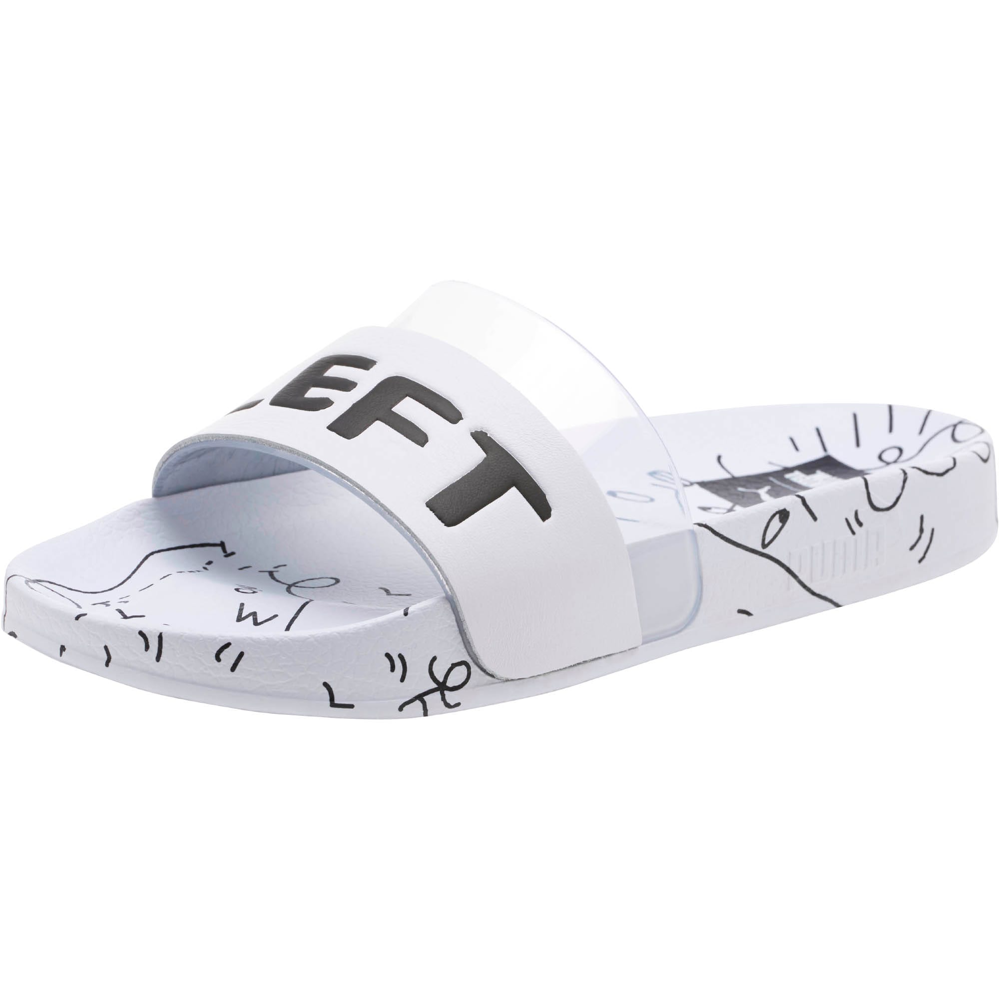 puma x shantell martin leadcat graphic sandals