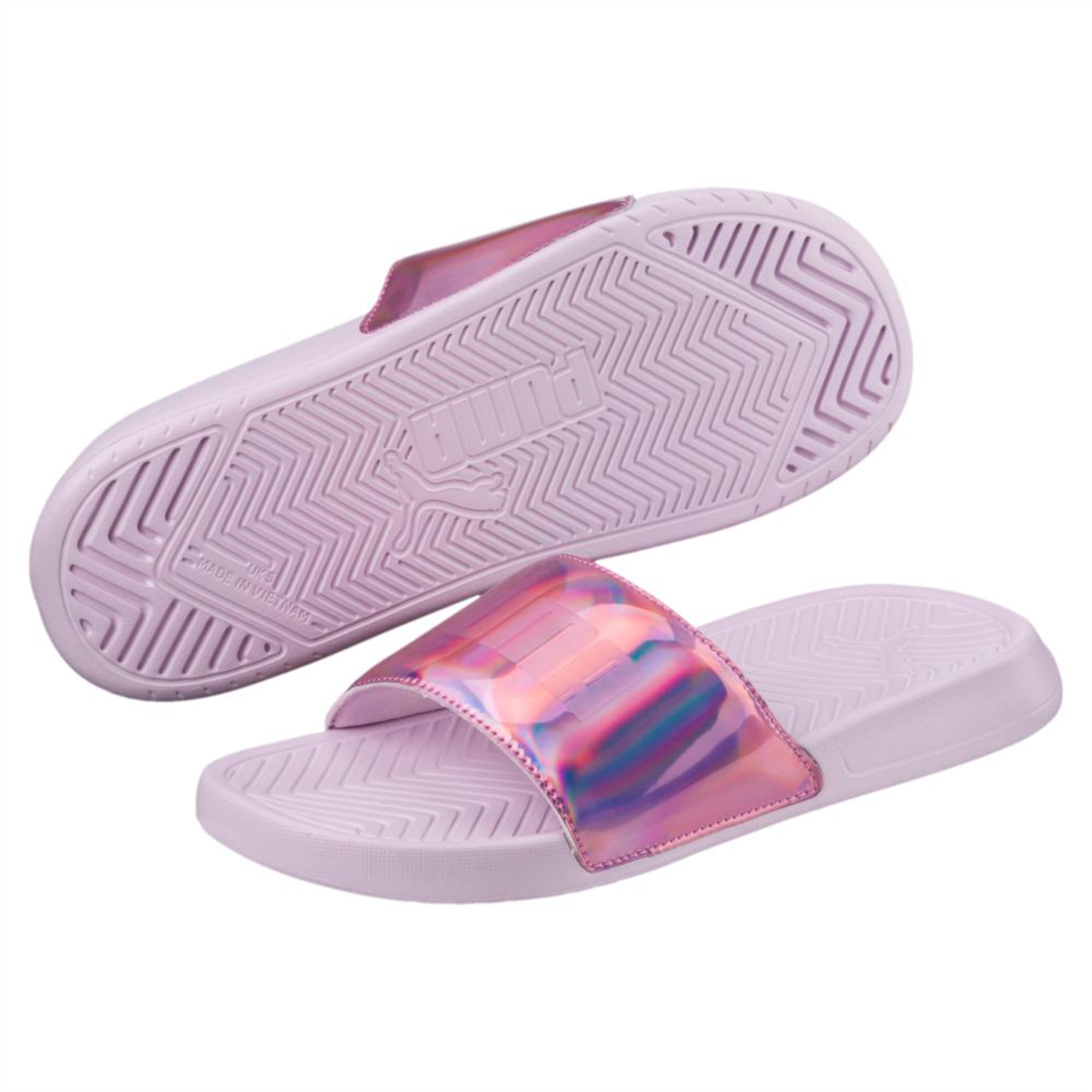 Puma popcat chrome slides best sale