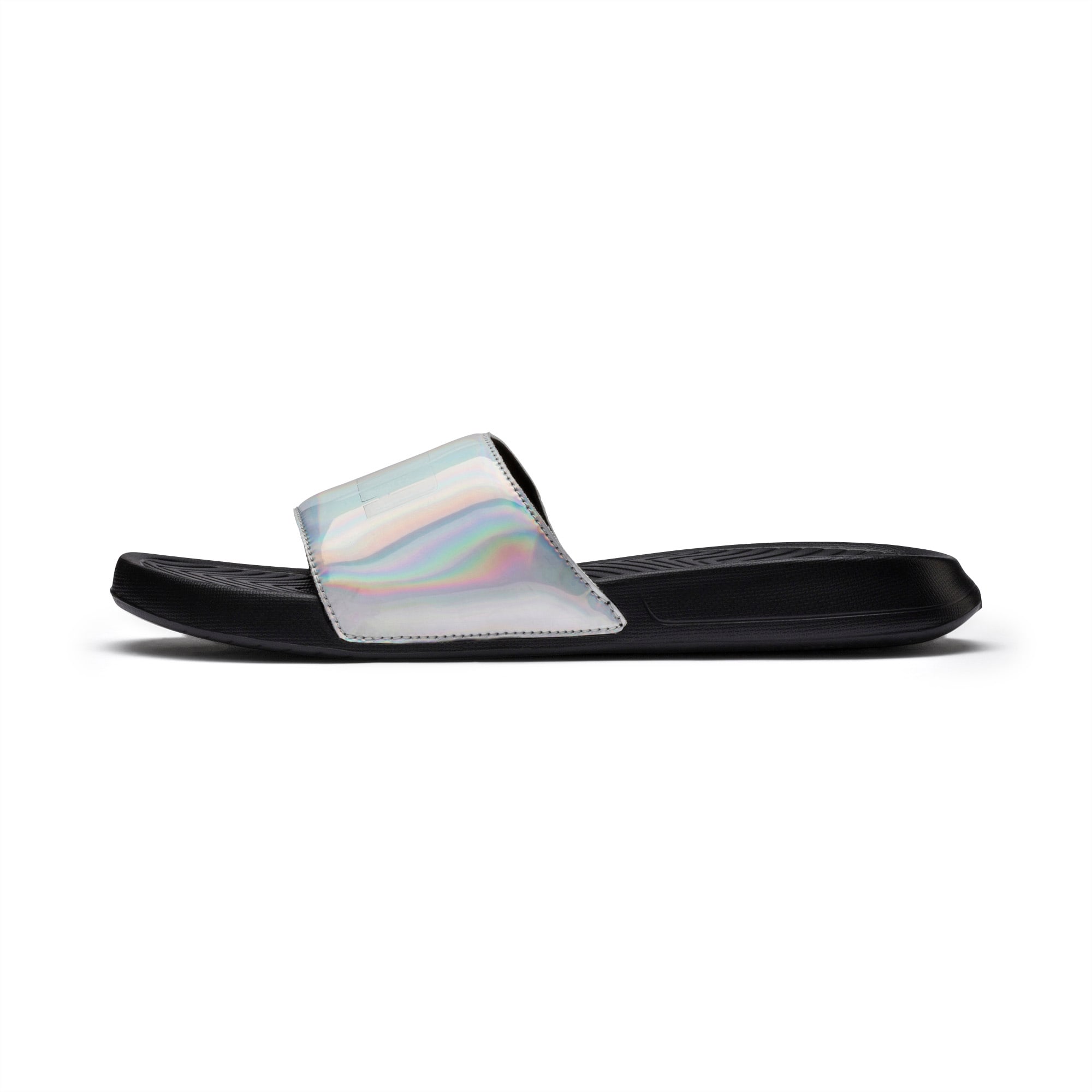 puma popcat chrome slides