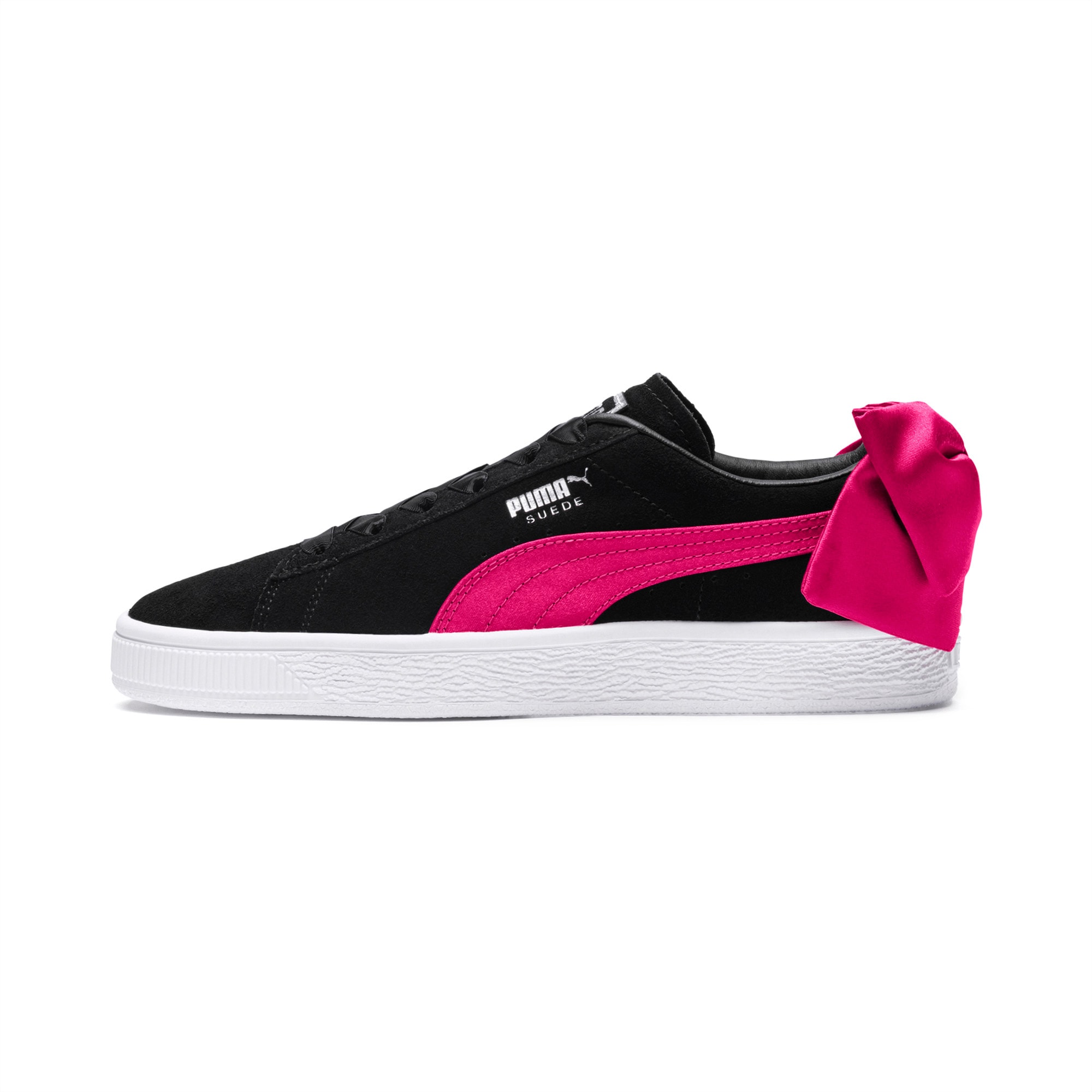 puma suede purple and black