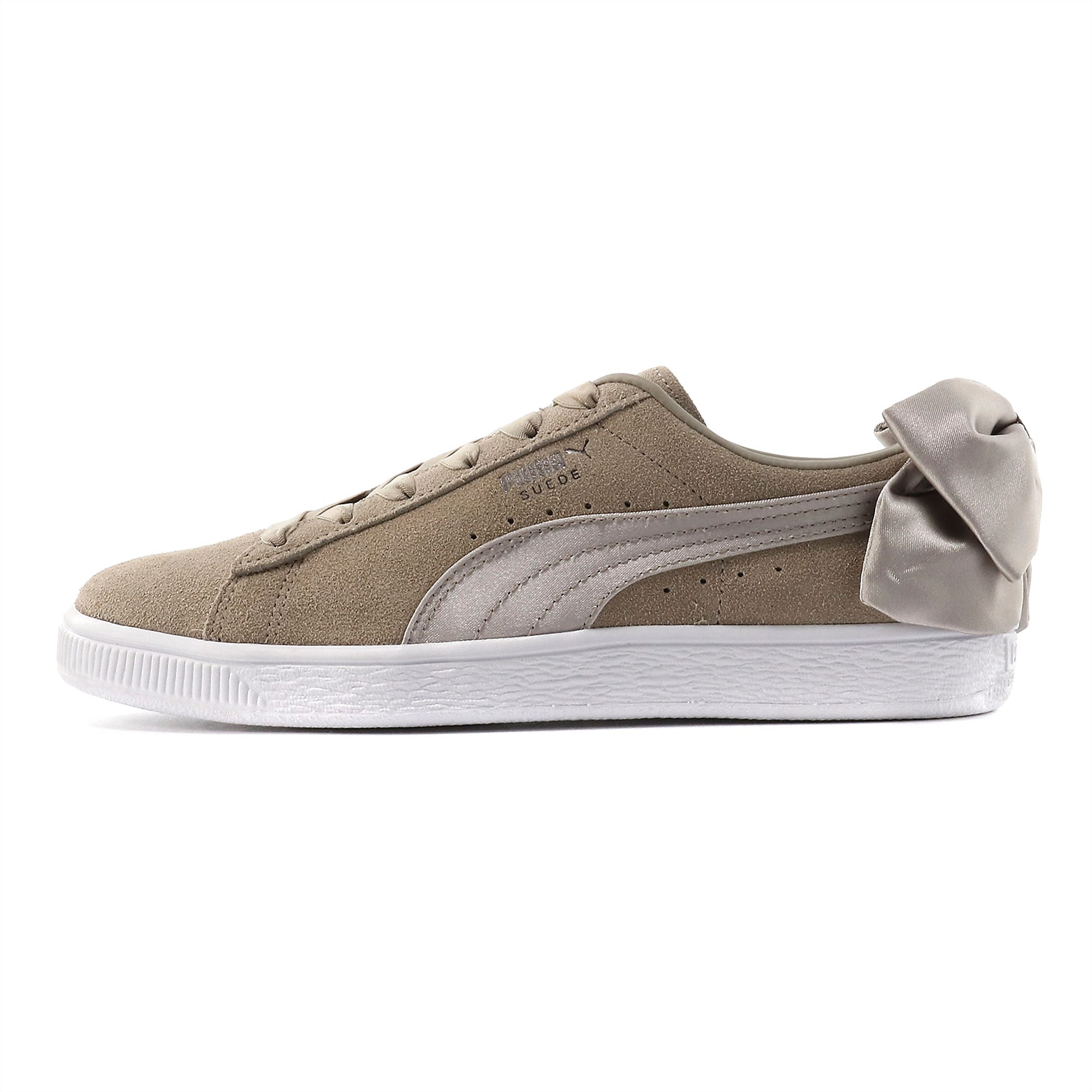 women's puma basket bow casual shoes