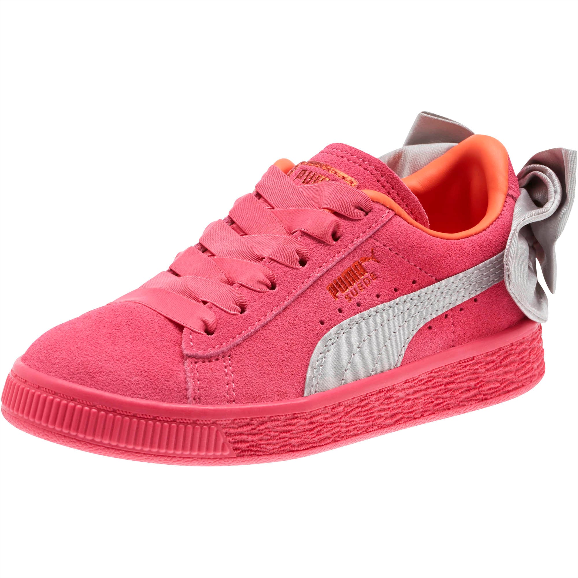 puma suede bow sneakers