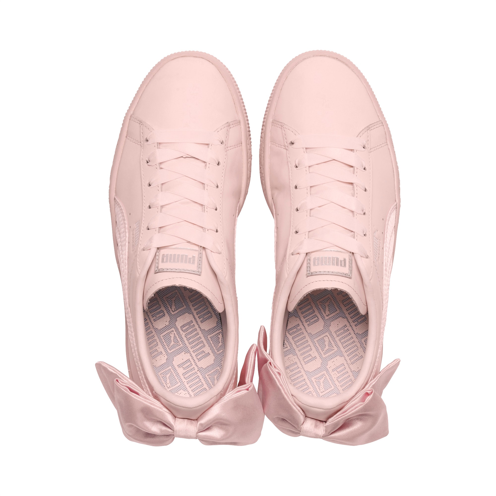 puma basket pink bow