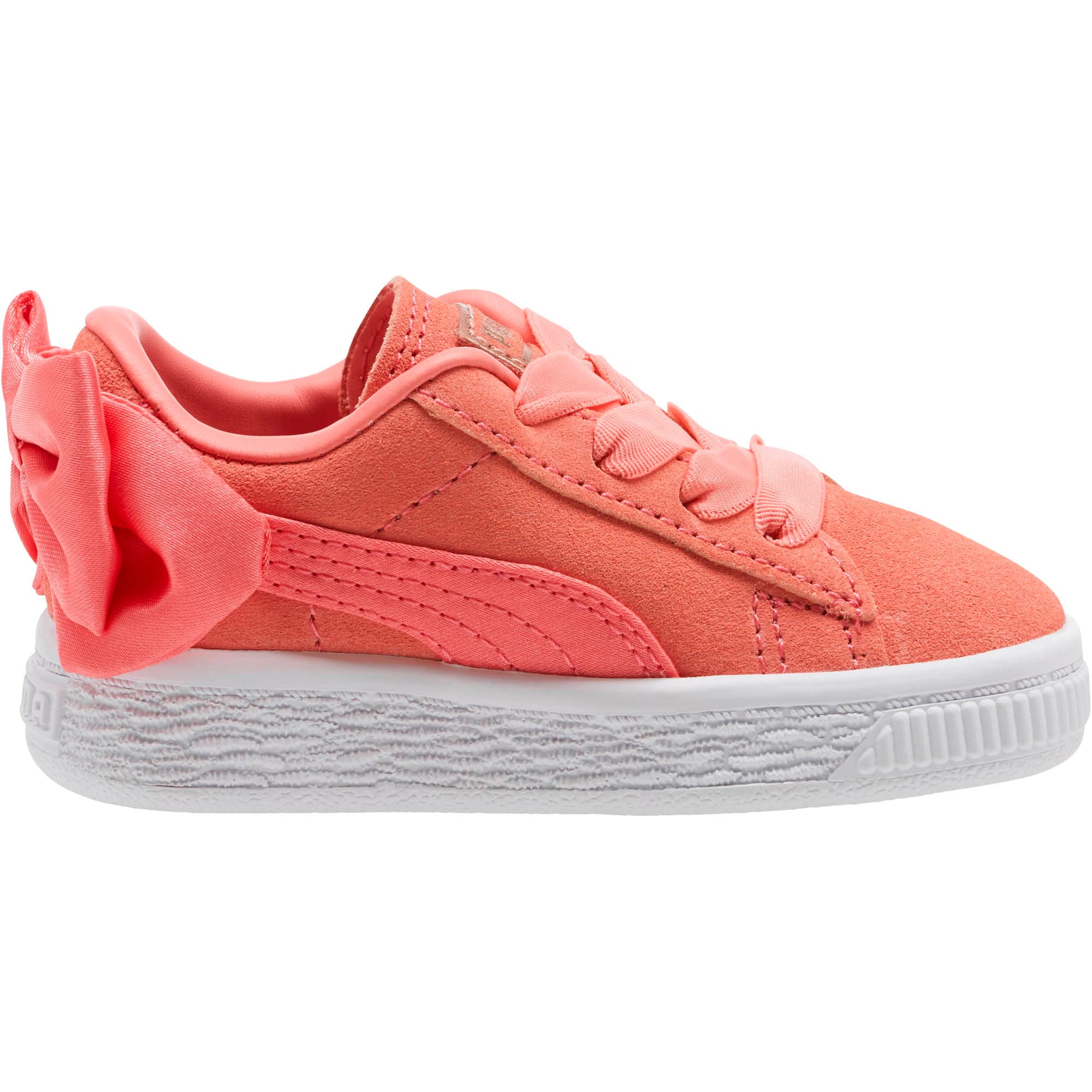 Puma suede bow trainers in pink best sale
