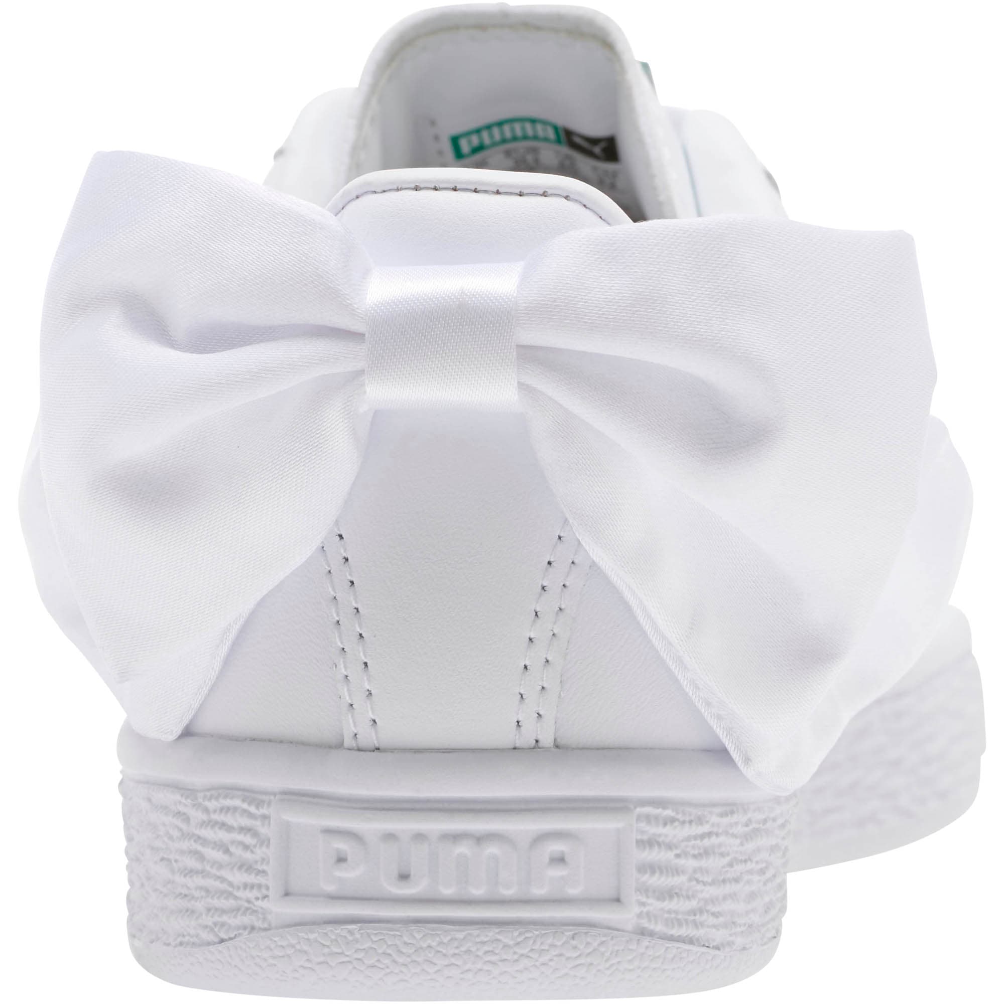 Puma women's basket bow sneakers deals