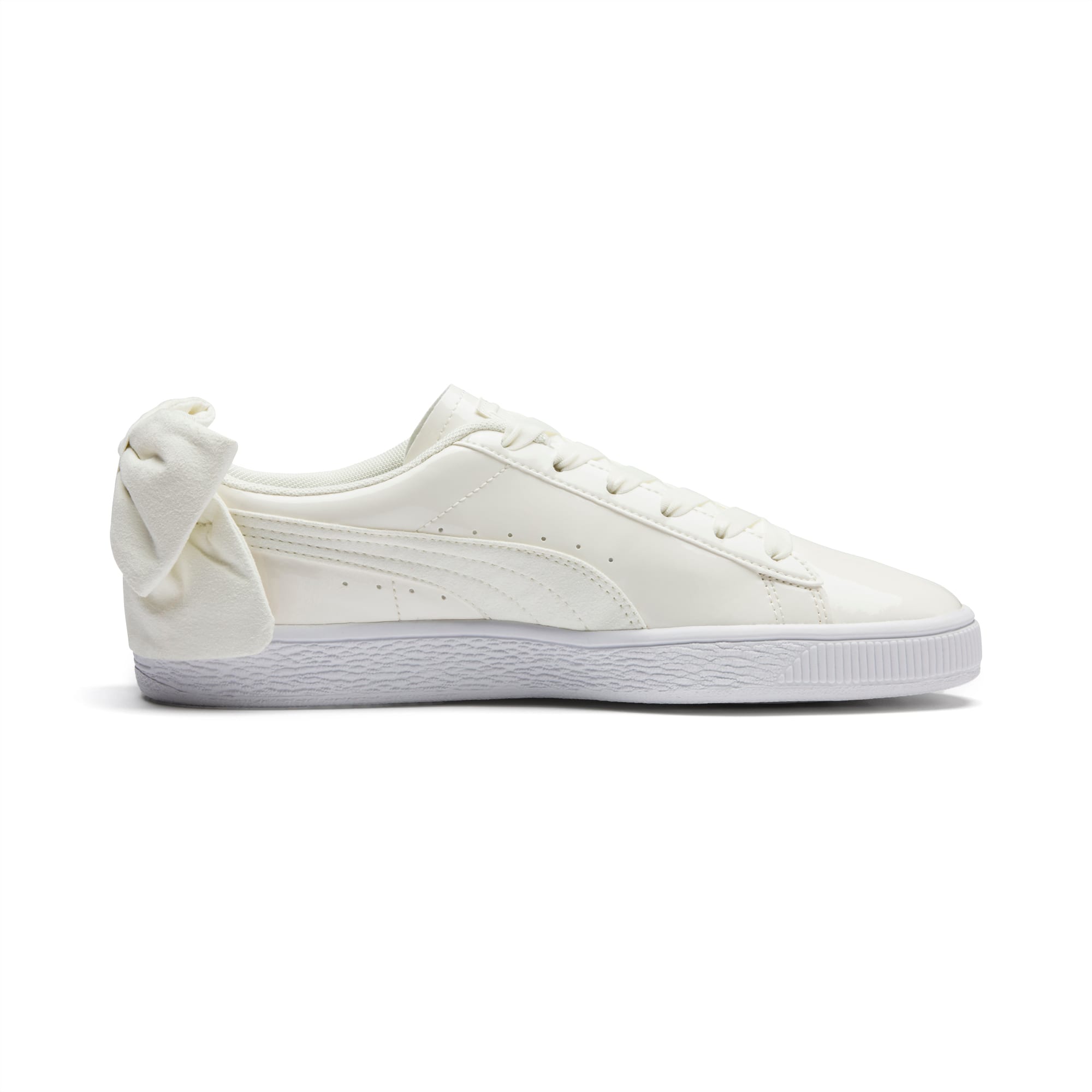 women's puma basket bow casual shoes