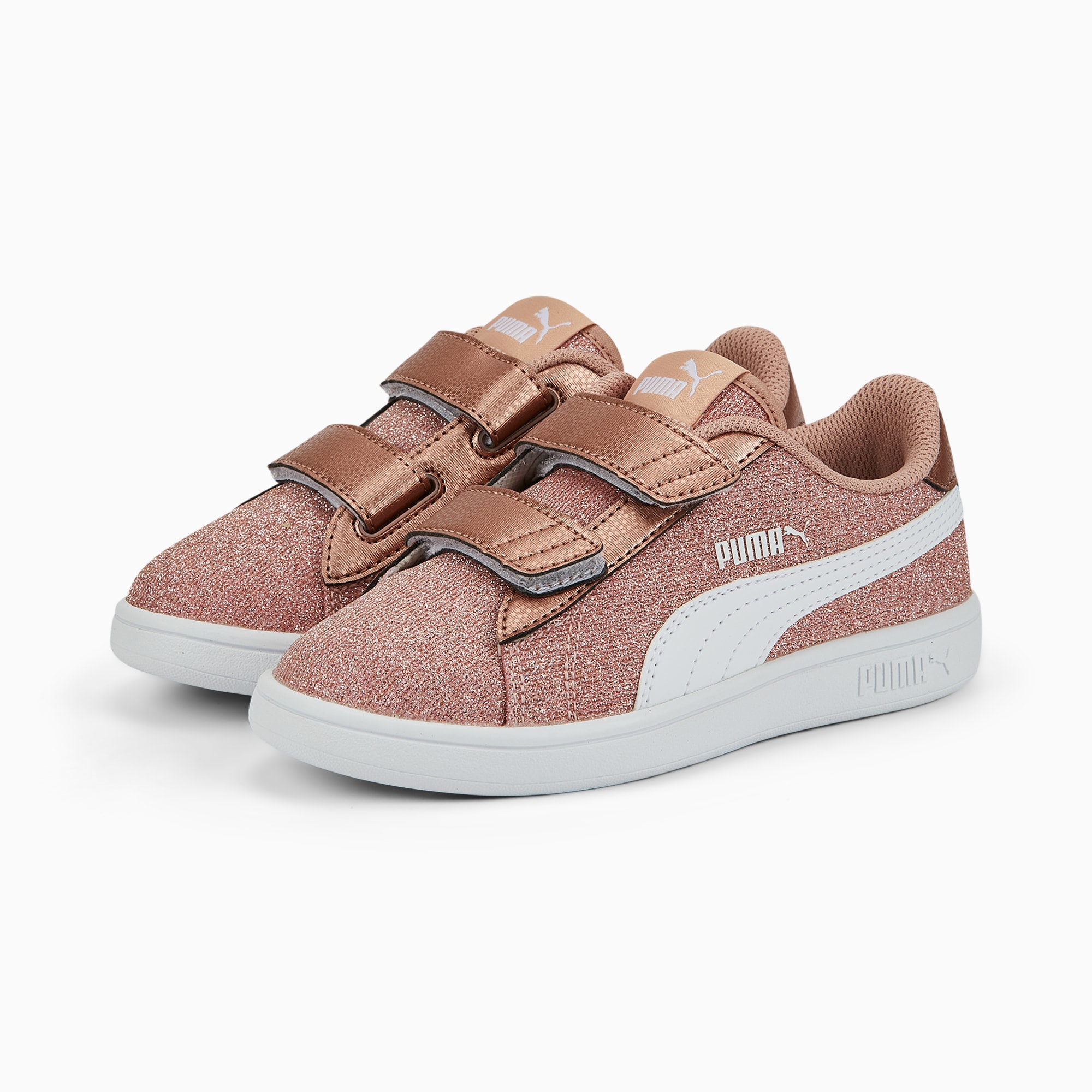 Basket PUMA Smash v2 Glitz Glam pour petite fille