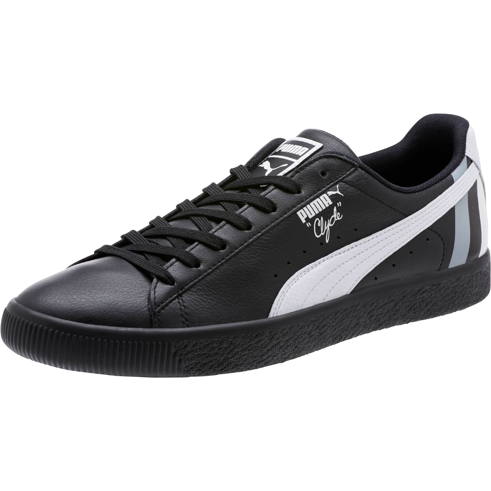 puma black white