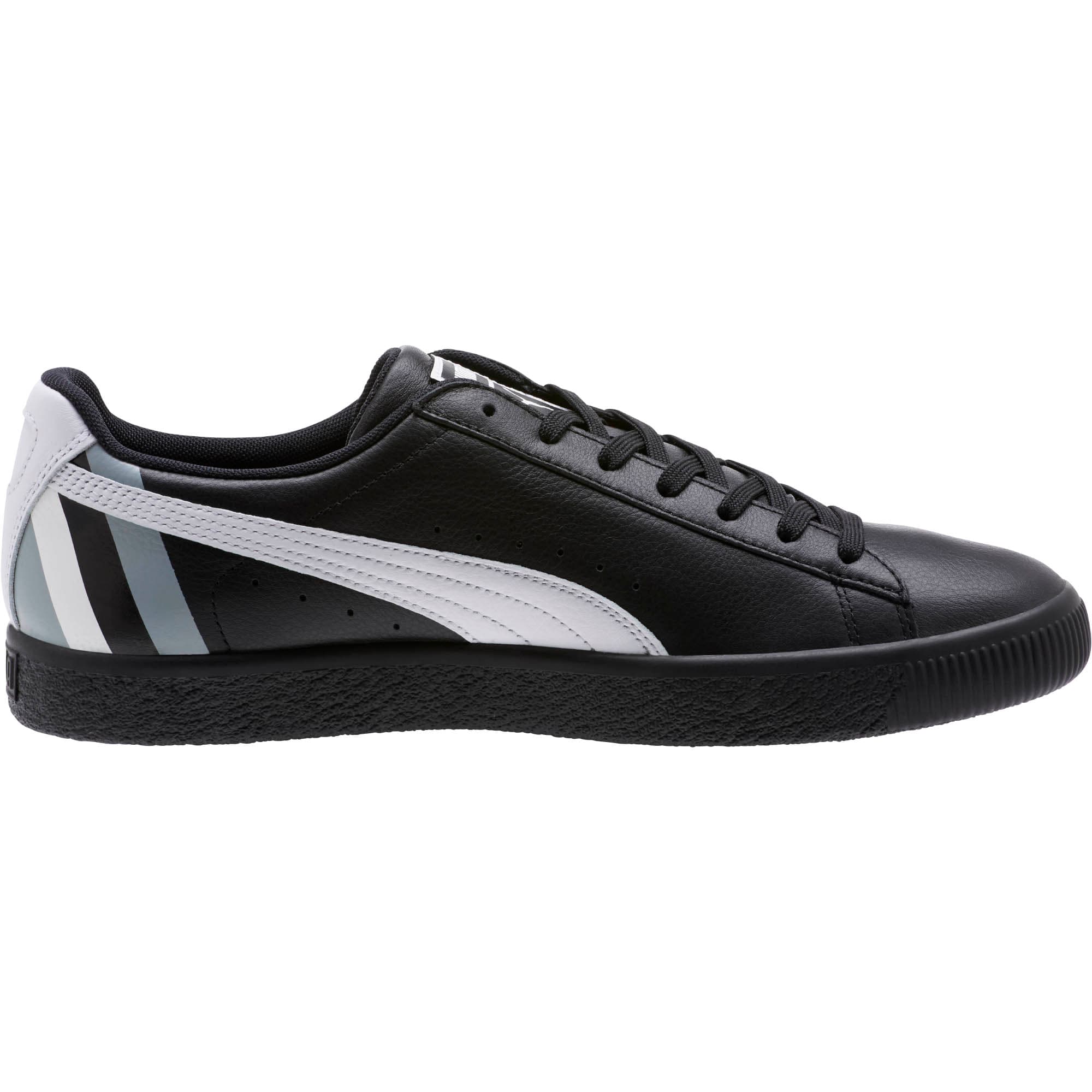 puma black with white stripe