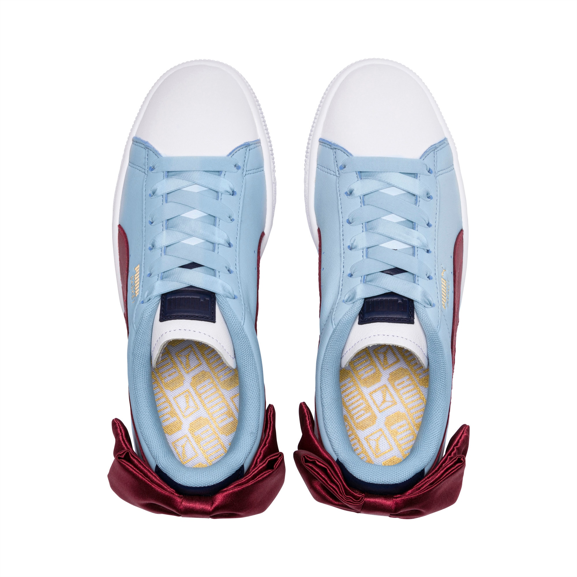 puma basket bow trainers