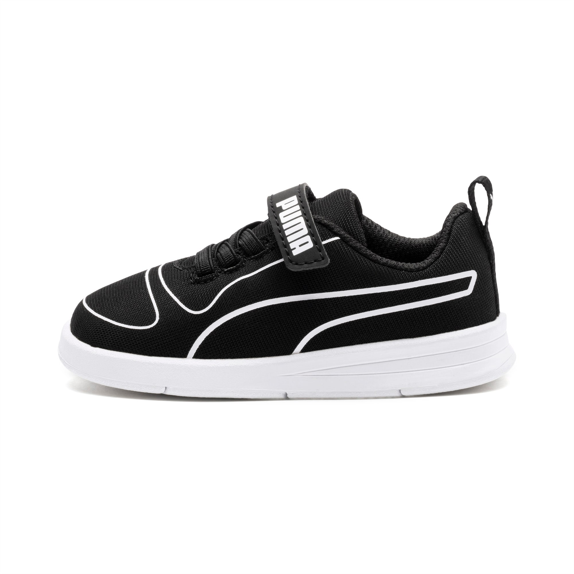 Kali V Babies' Trainers, Puma Black-Puma White, large-SEA