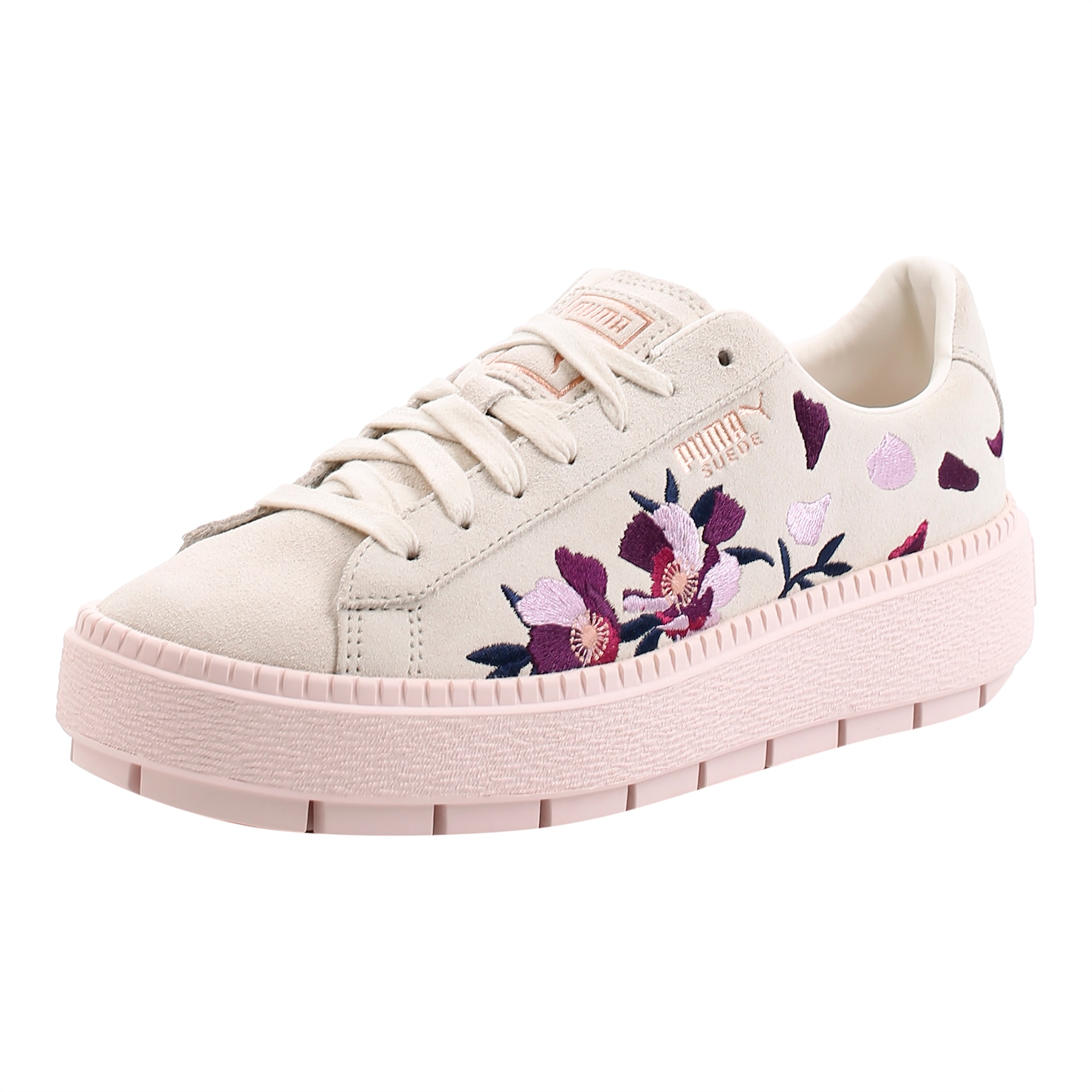 puma suede platform trace rosa